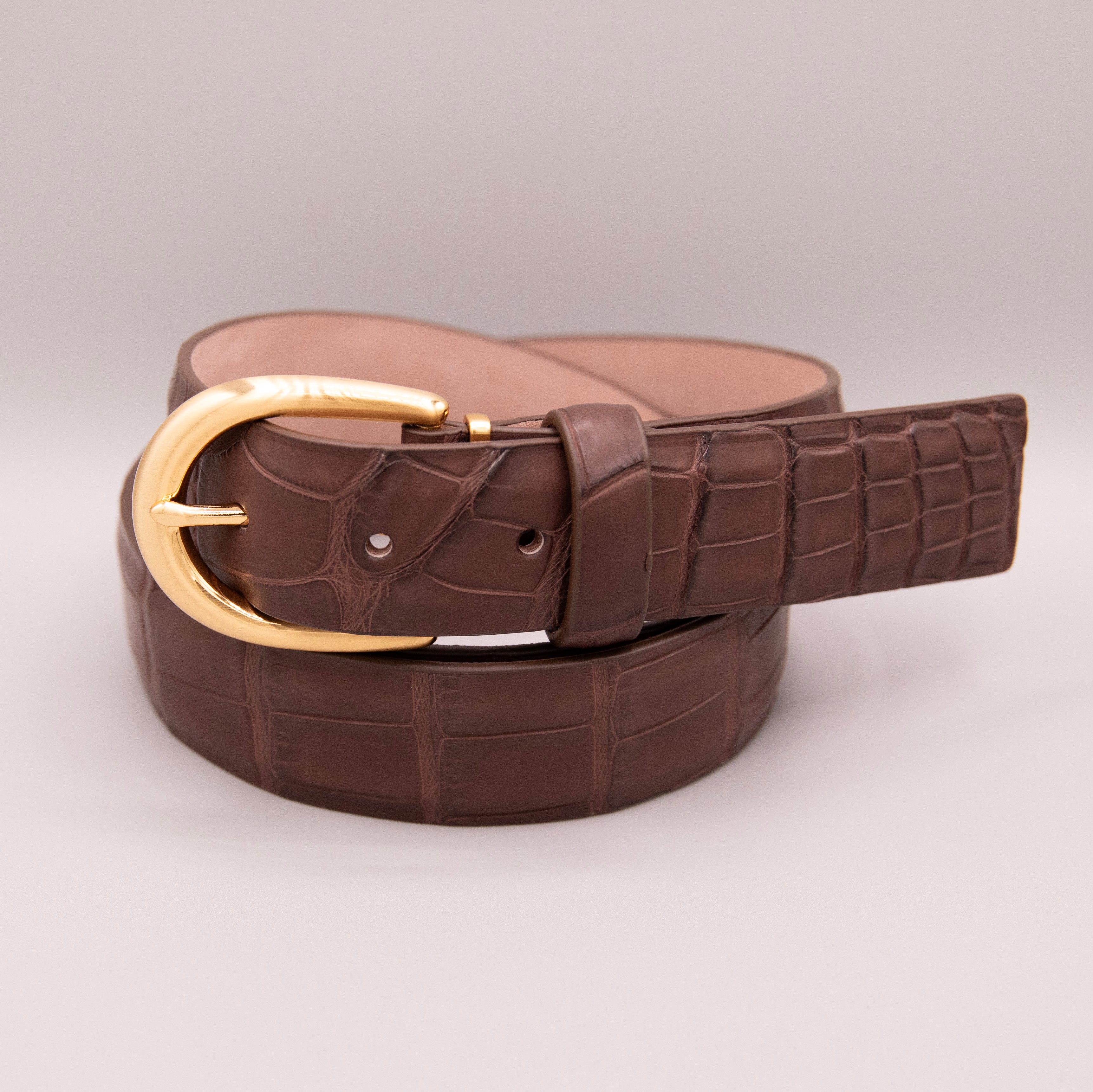 Matte Alligator - Brown 35mm