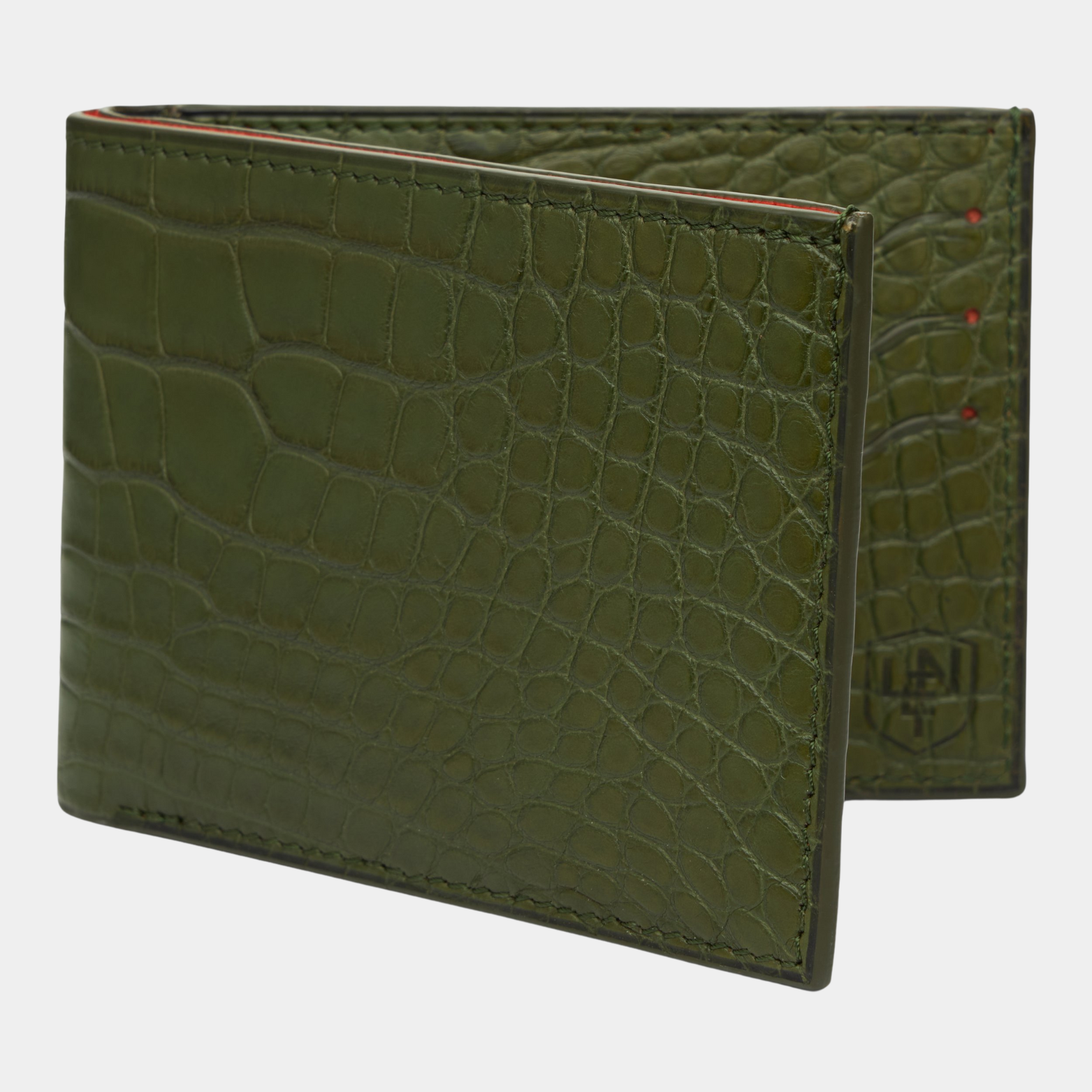American Alligator Deluxe Bifold - Olive