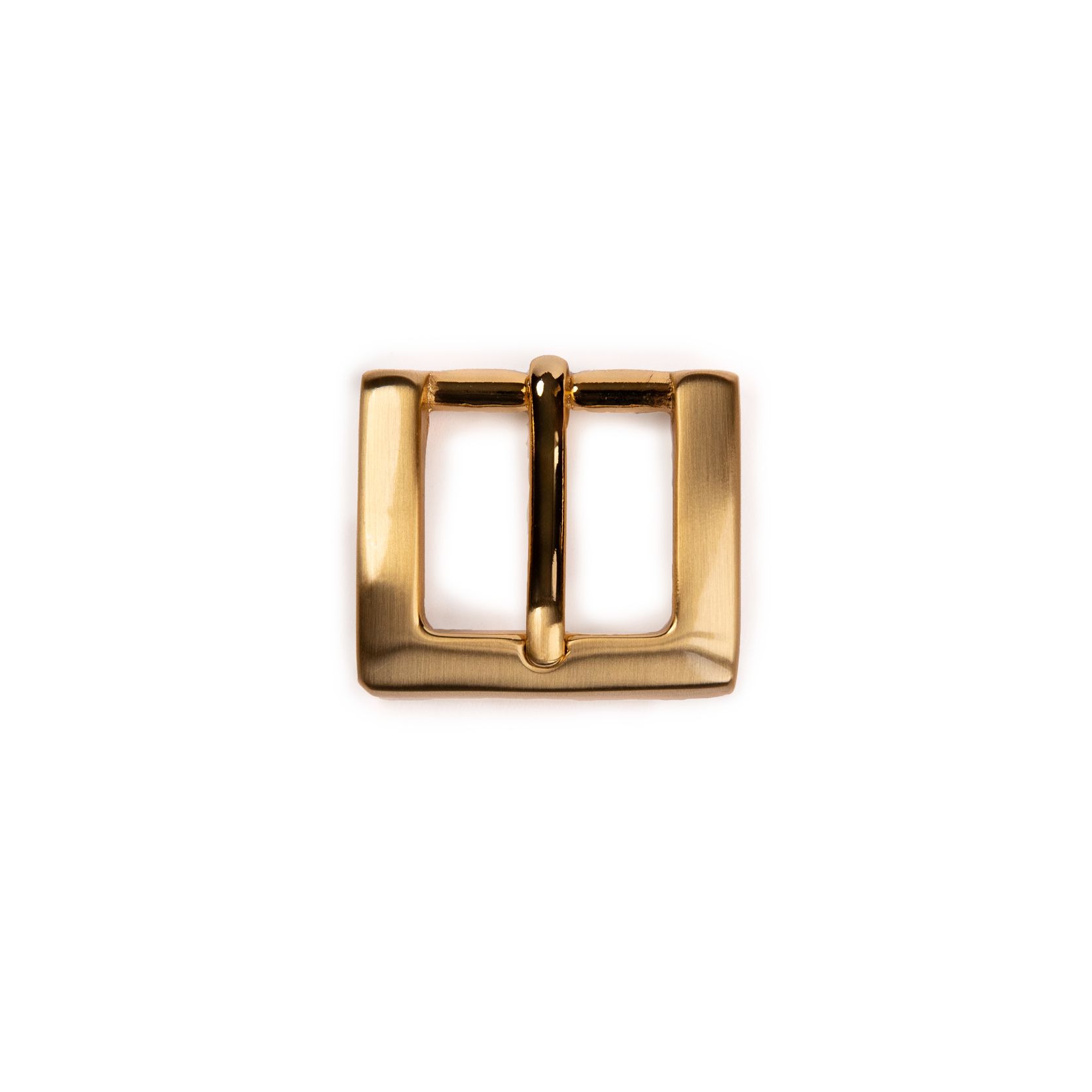 25mm Solid Brass Square Buckle - Matte Gold - 1547/25/G