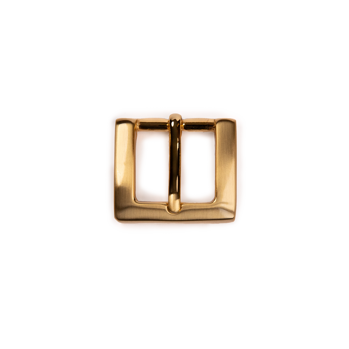 25mm Solid Brass Square Buckle - Matte Gold - 1547/25/G