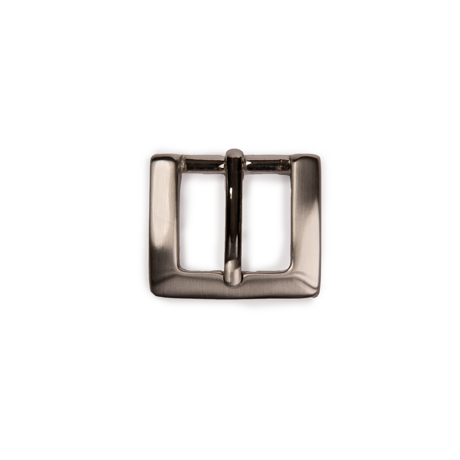 25mm Solid Brass Square Buckle - Matte Nickel - 1547/25/N