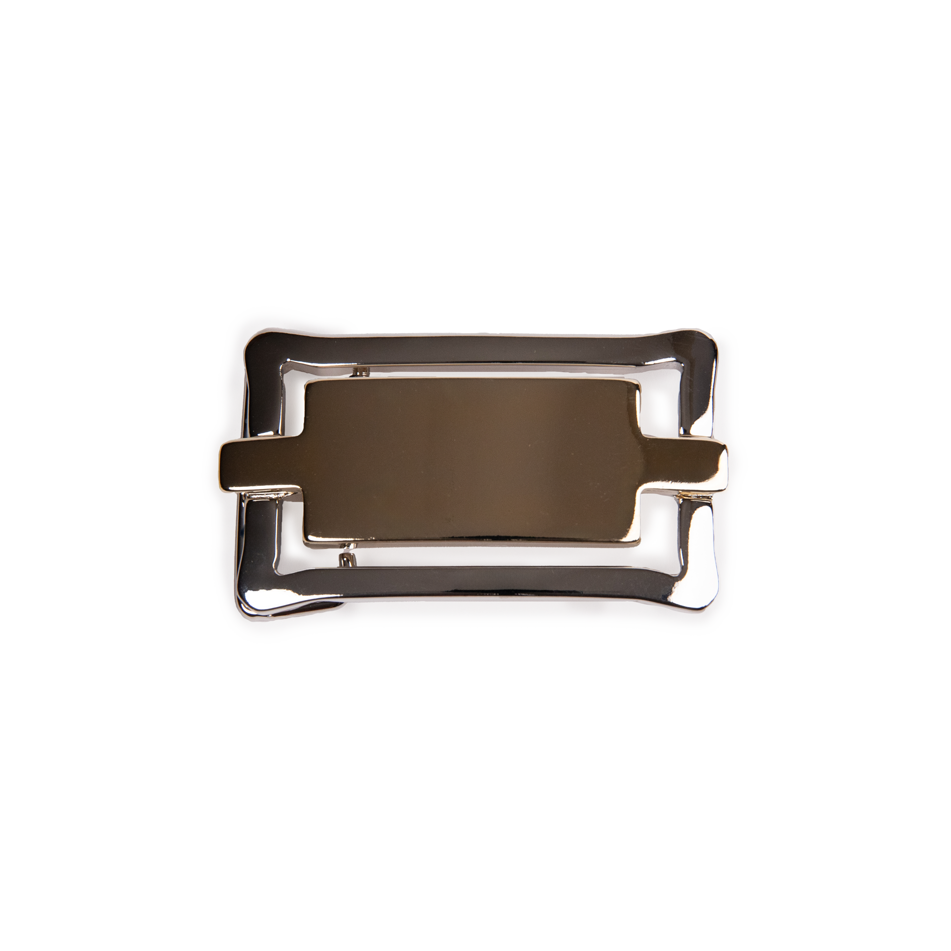 25mm Rectangular Inset Buckle - Light Gold Palladium - 1691/25/G