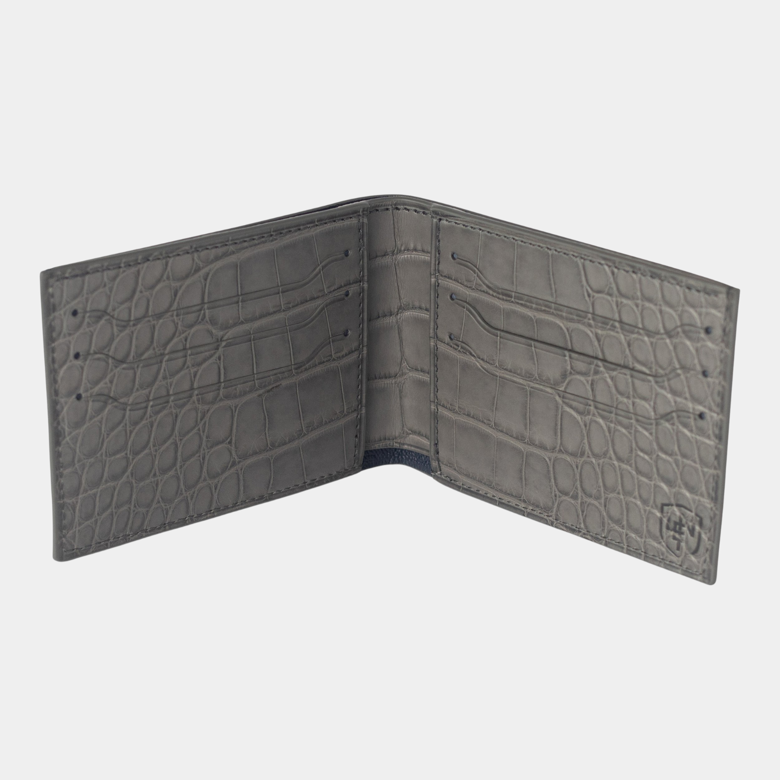 American Alligator Deluxe Bifold - Grey