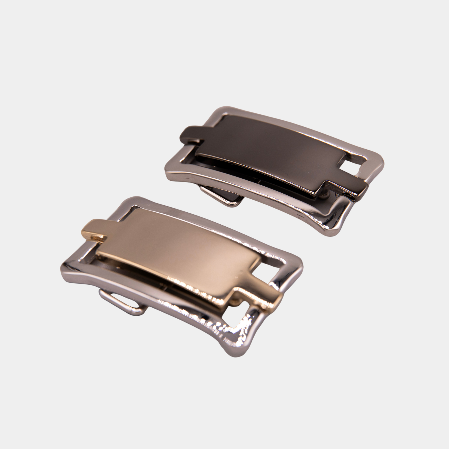 25mm Rectangular Inset Buckle - Light Gold Palladium - 1691/25/G