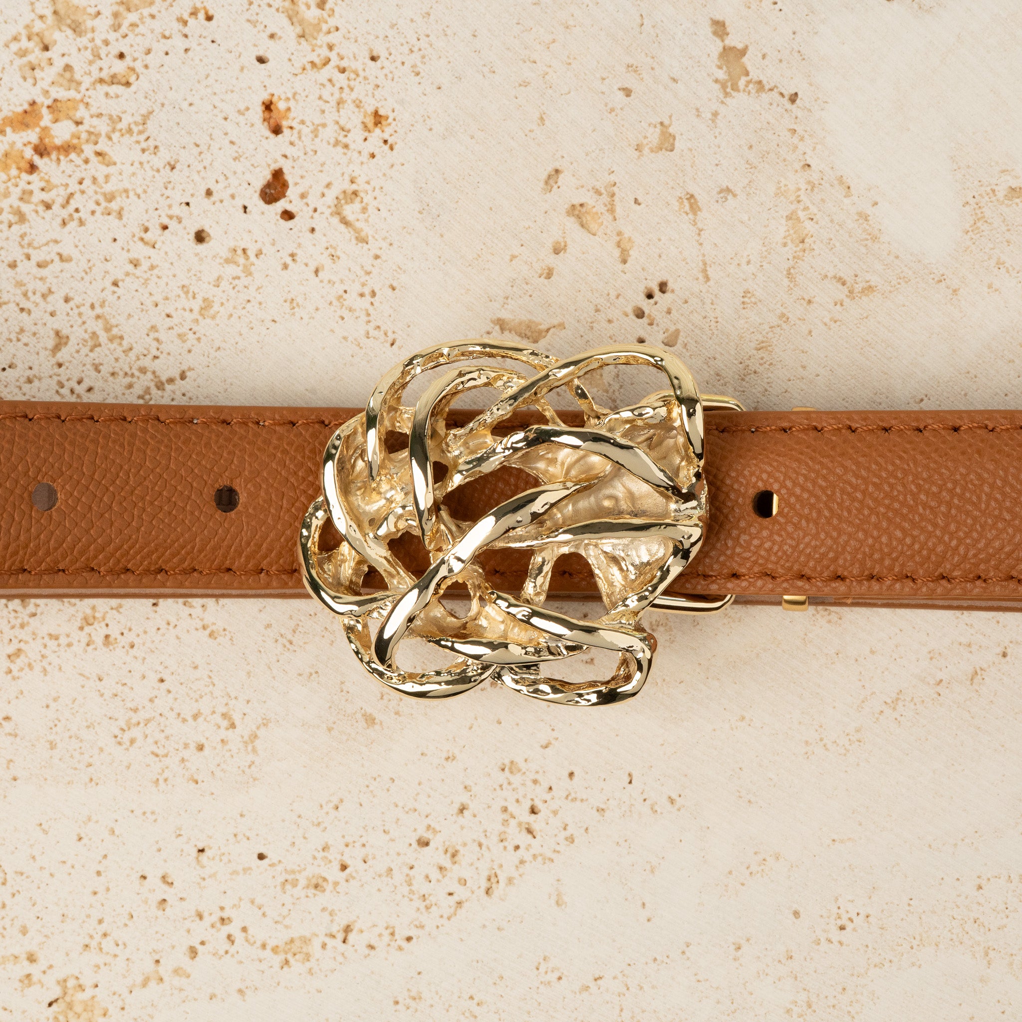 25mm Knot Buckle - Light Gold Palladium - 2105/25/G