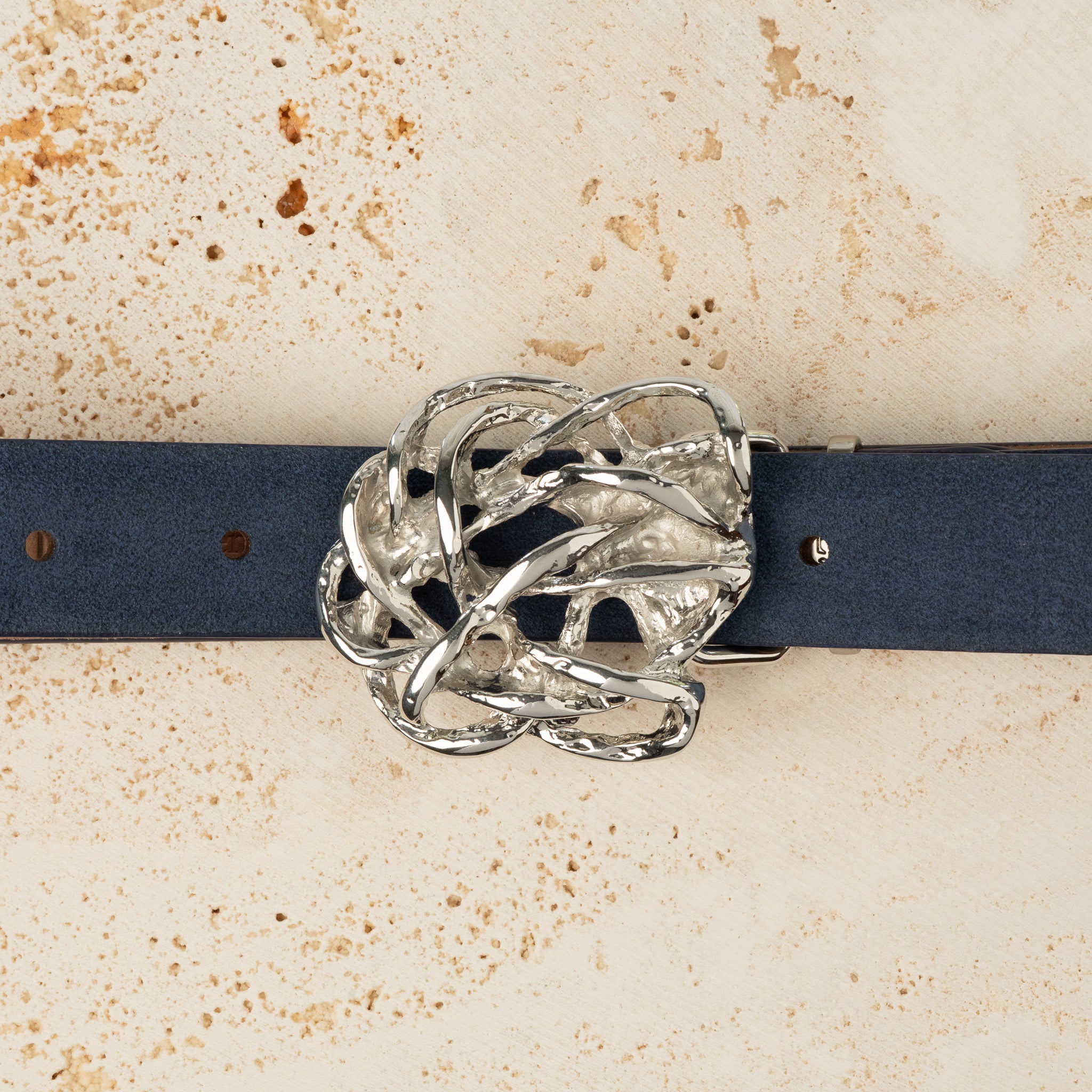 25mm Knot Buckle - Palladium - 2105/25/N
