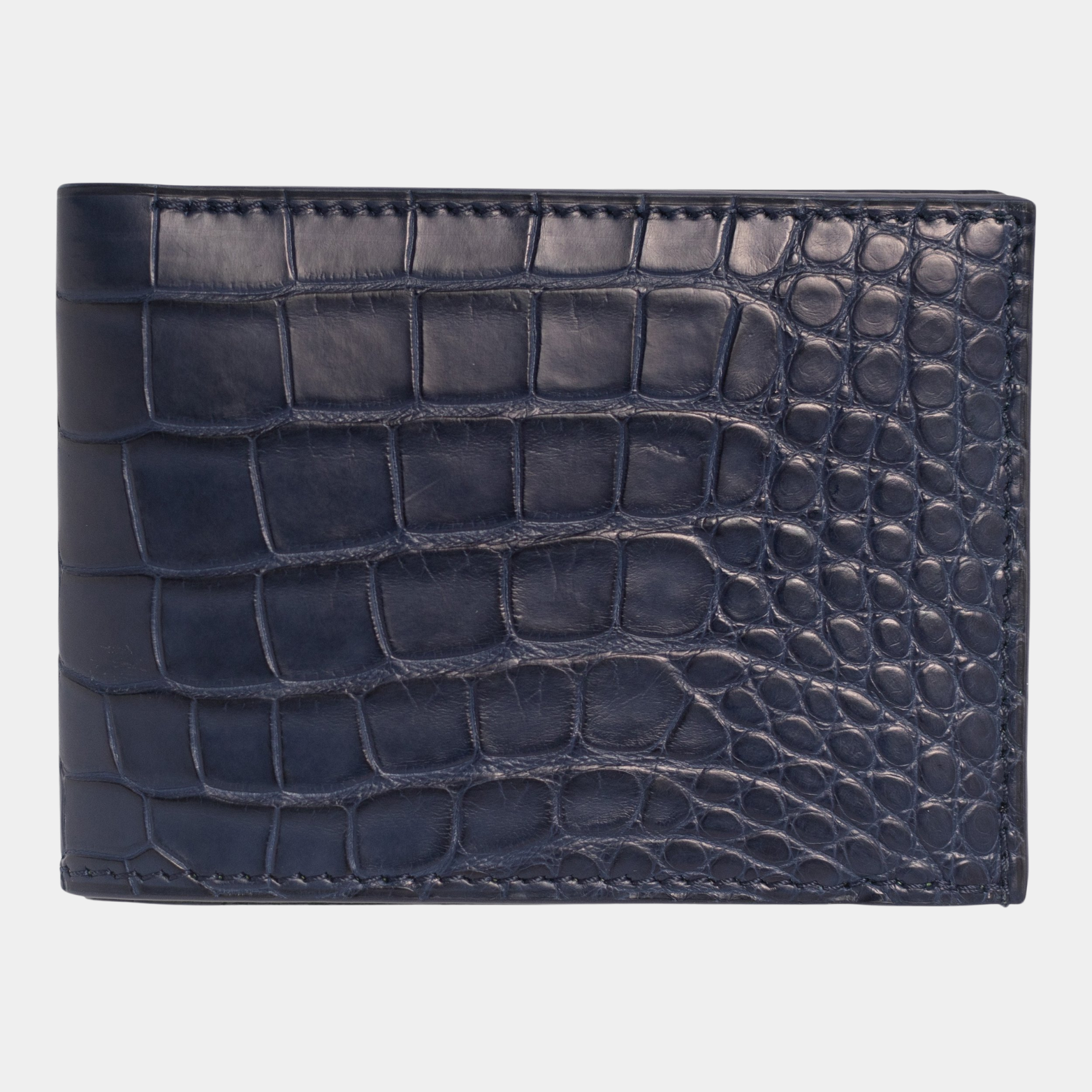 American Alligator Bifold Wallet - Ink