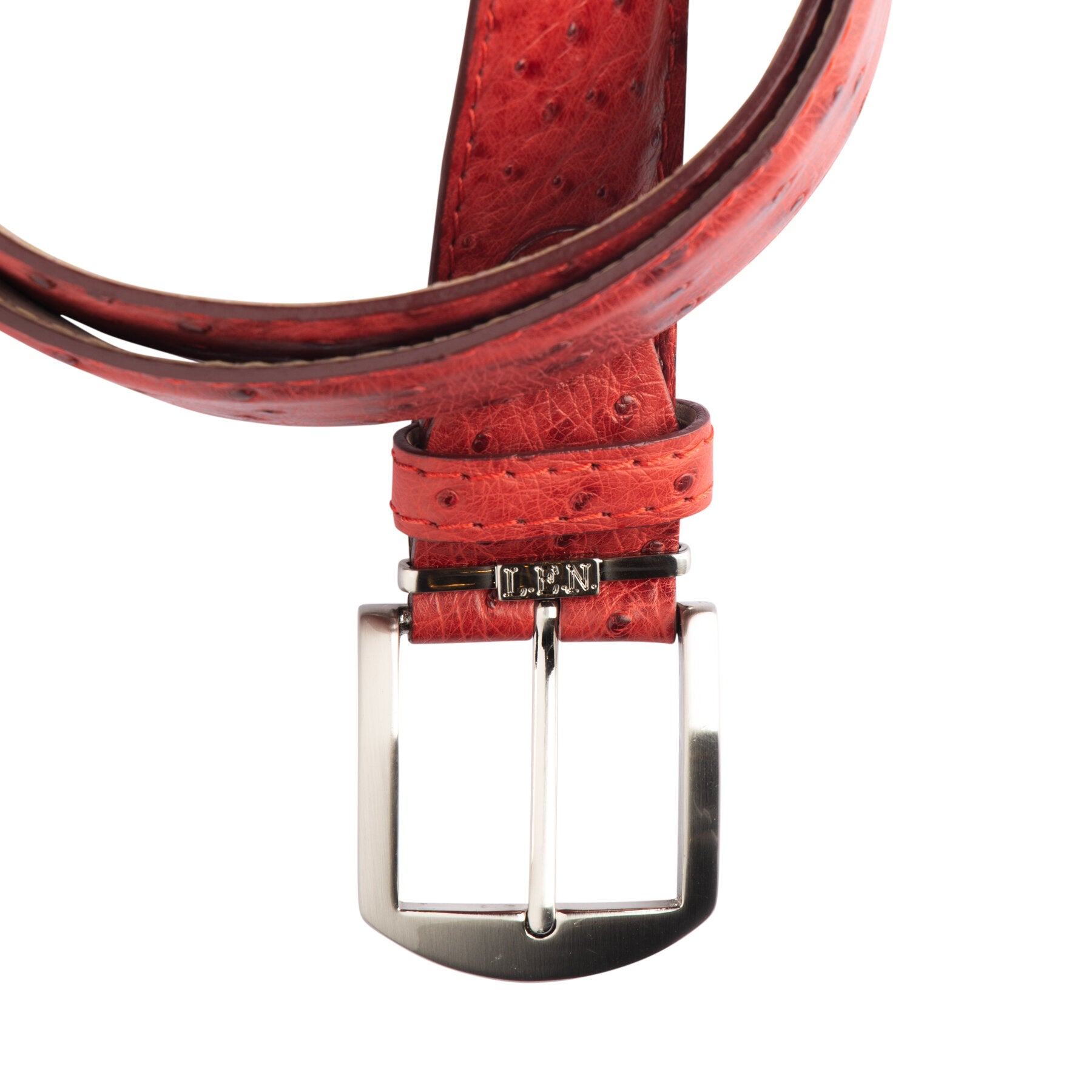Genuine Ostrich - Antique Red