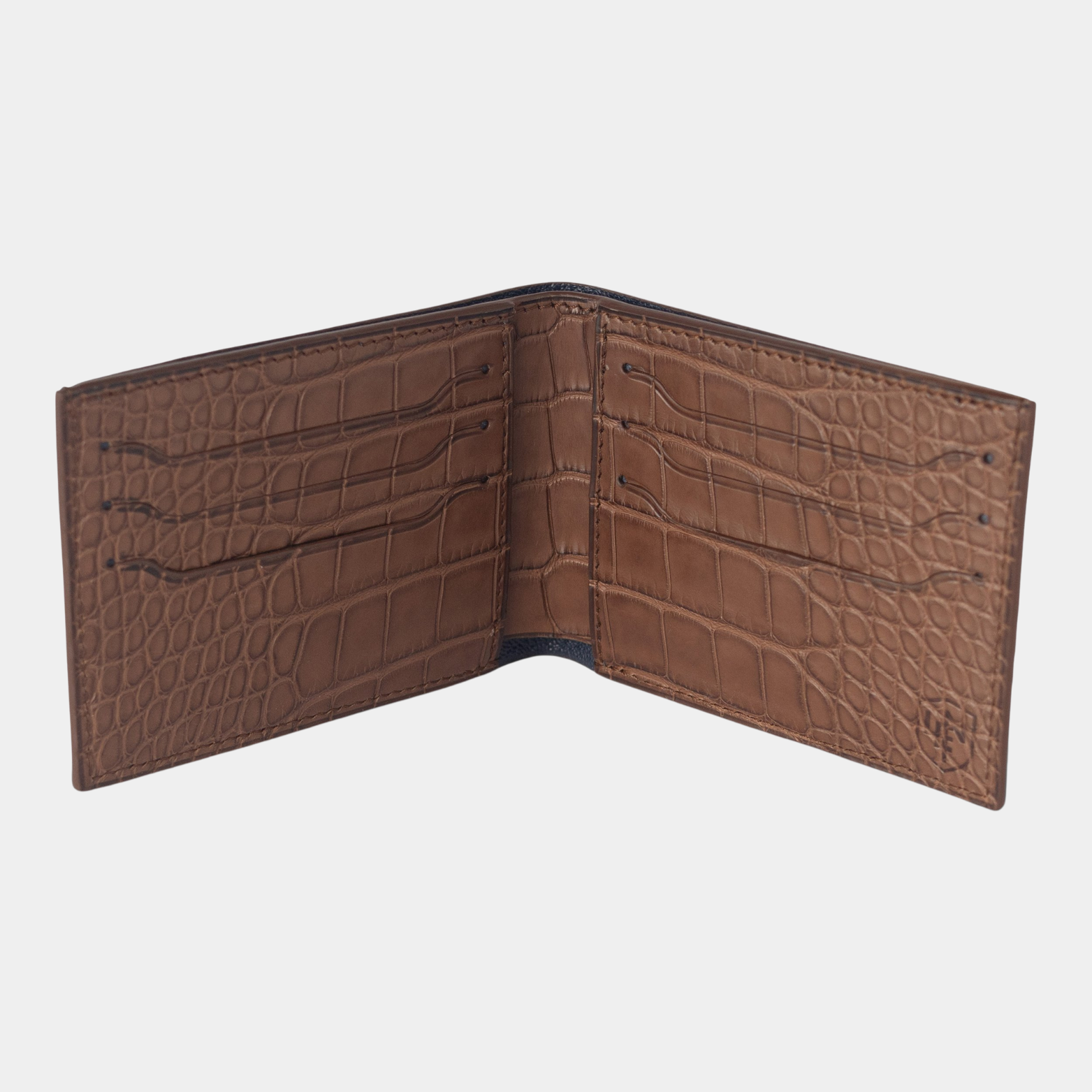 American Alligator Deluxe Bifold - Tobacco