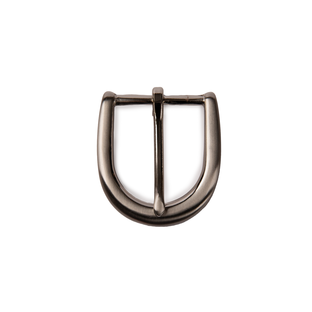 35mm Solid Brass Chunky Oblong Buckle - Matte Nickel - 3380/35/N