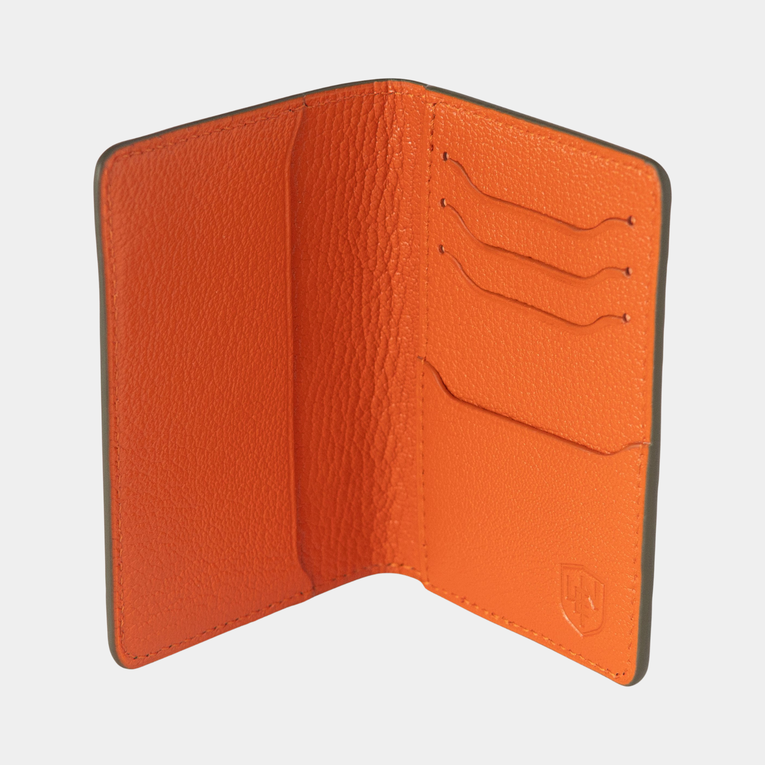 American Alligator Sport Organizer - Olive & Orange