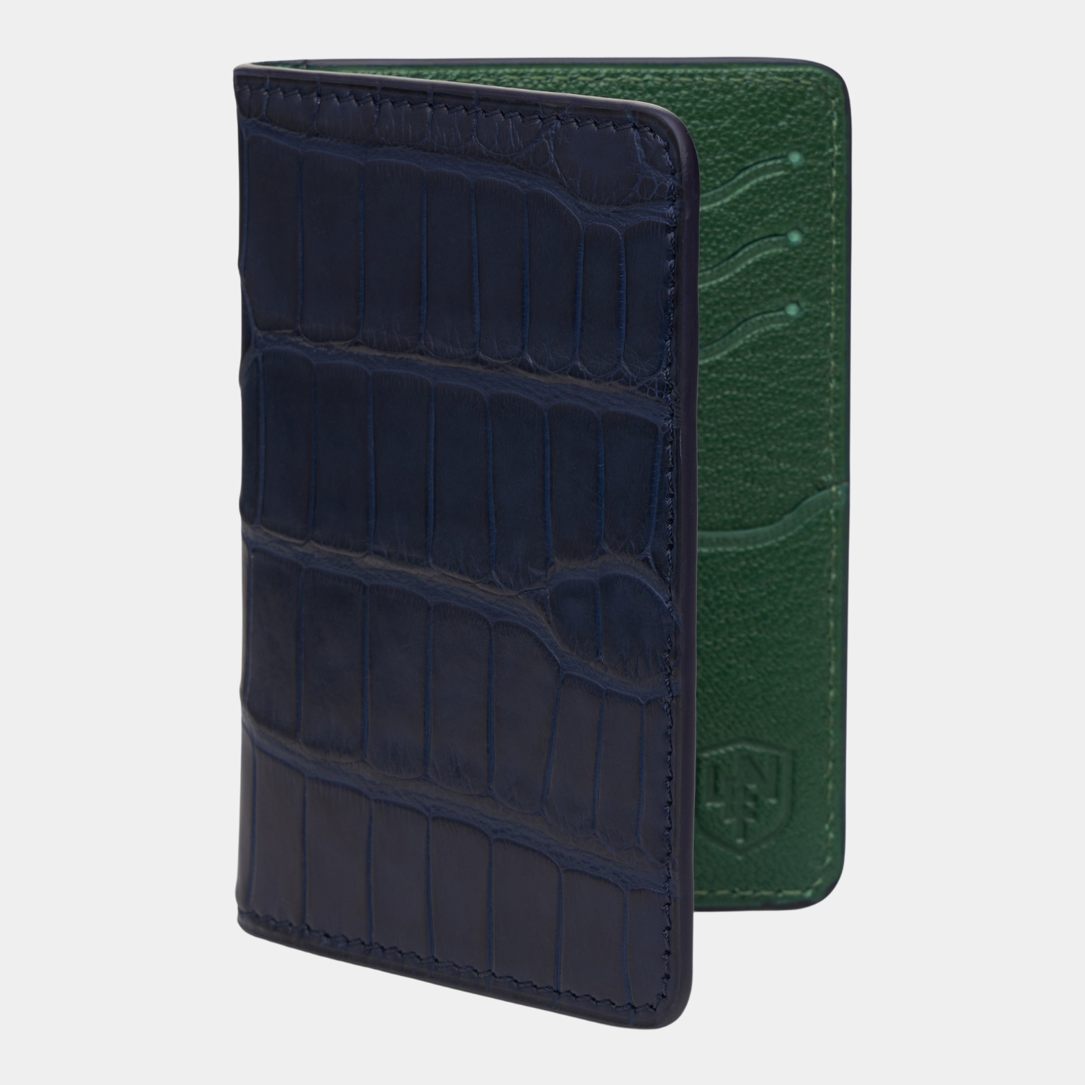 American Alligator Sport Organizer - Ink & Green