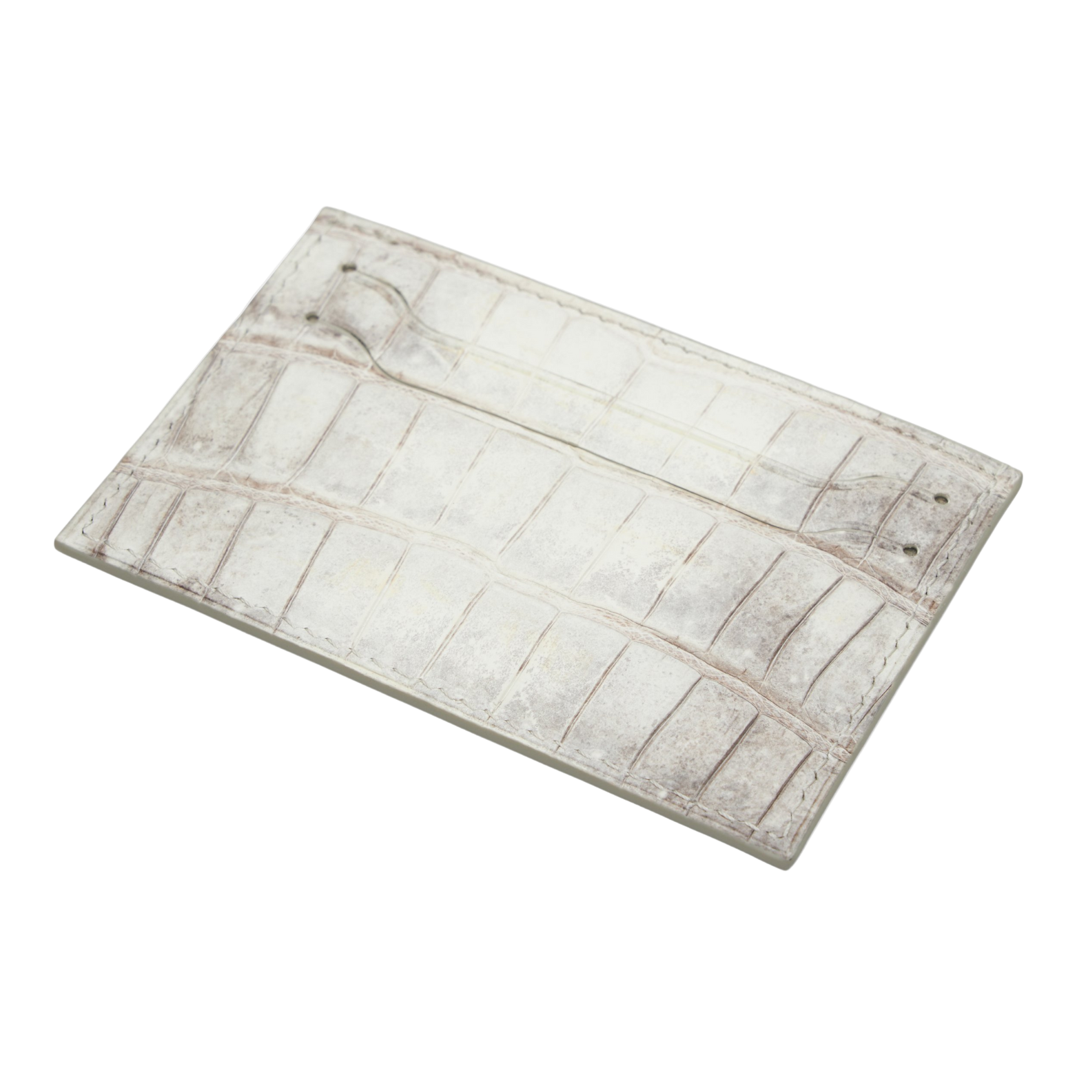 Himalayan Crocodile Card Case - Snow