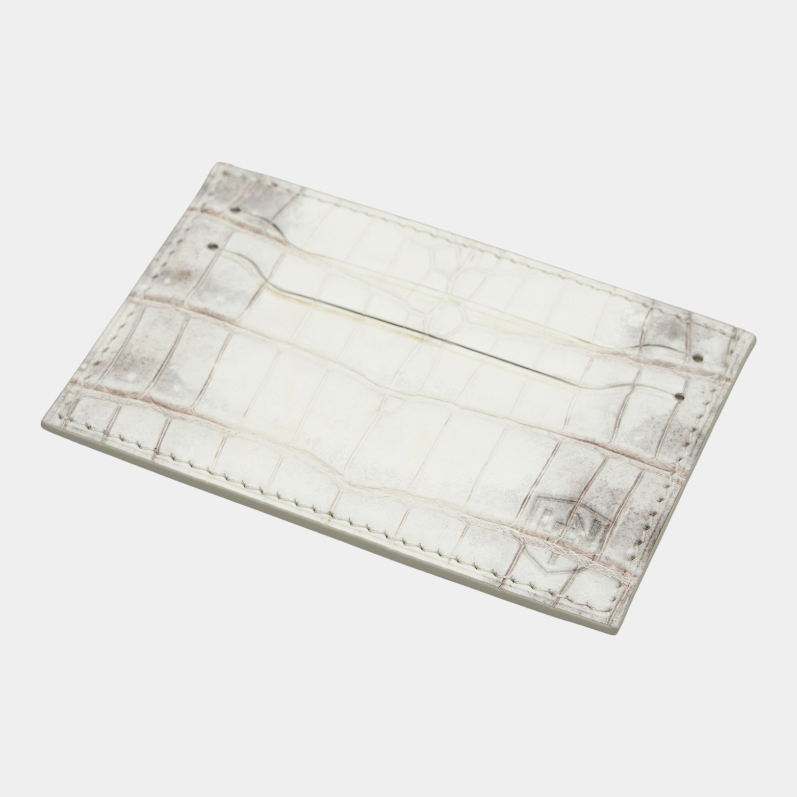 Himalayan Crocodile Card Case - Snow