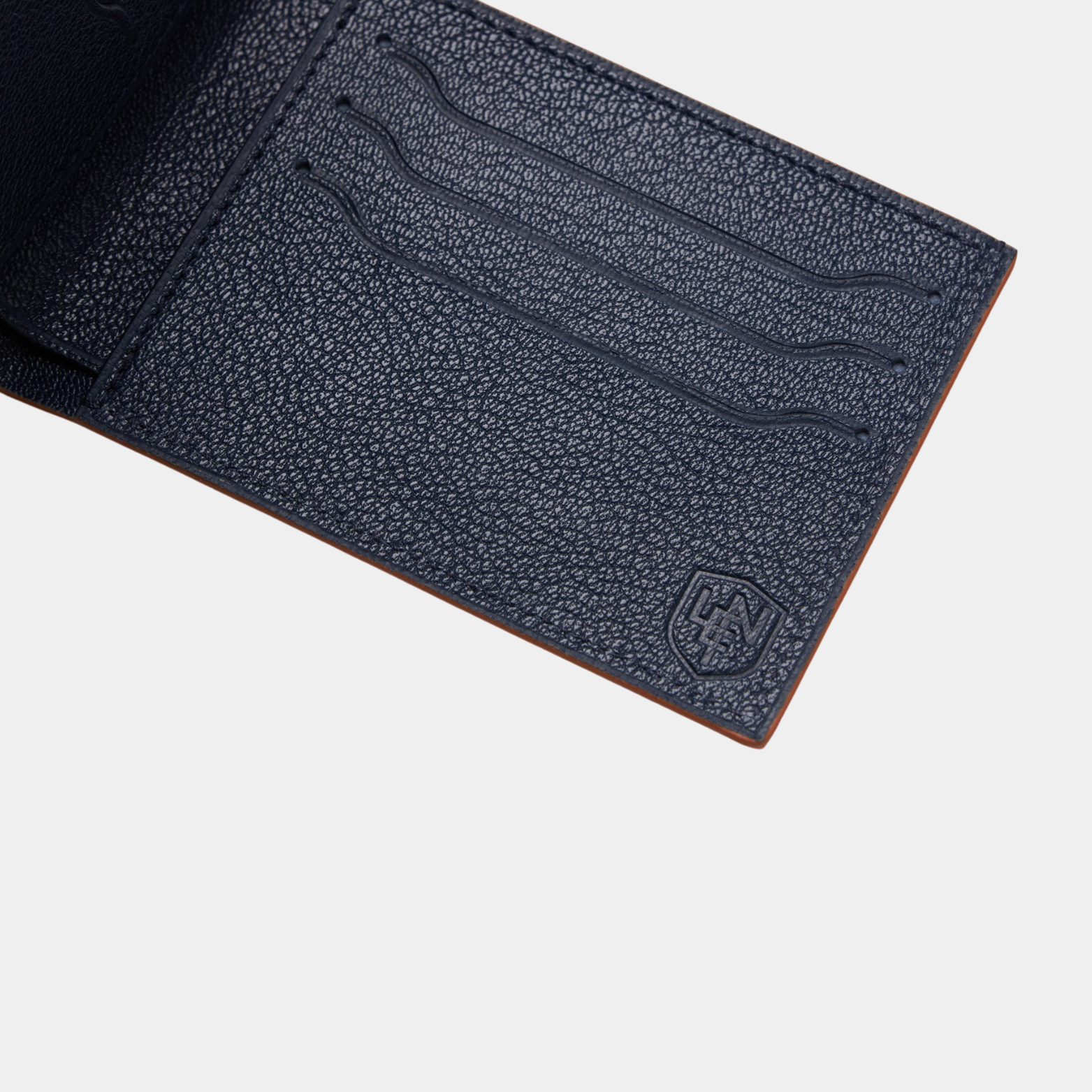 American Alligator Bifold - Cognac & Ink