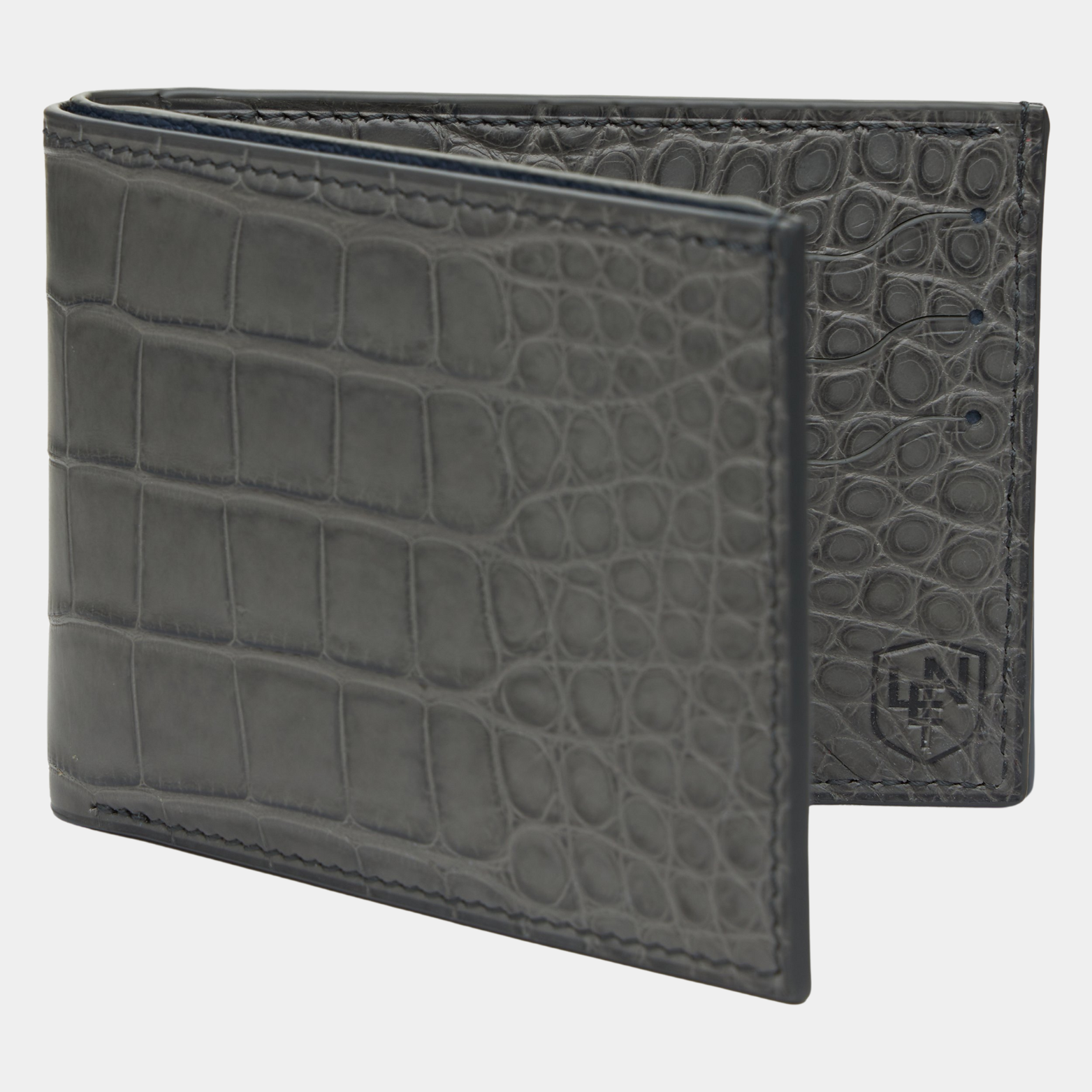 American Alligator Deluxe Bifold - Grey