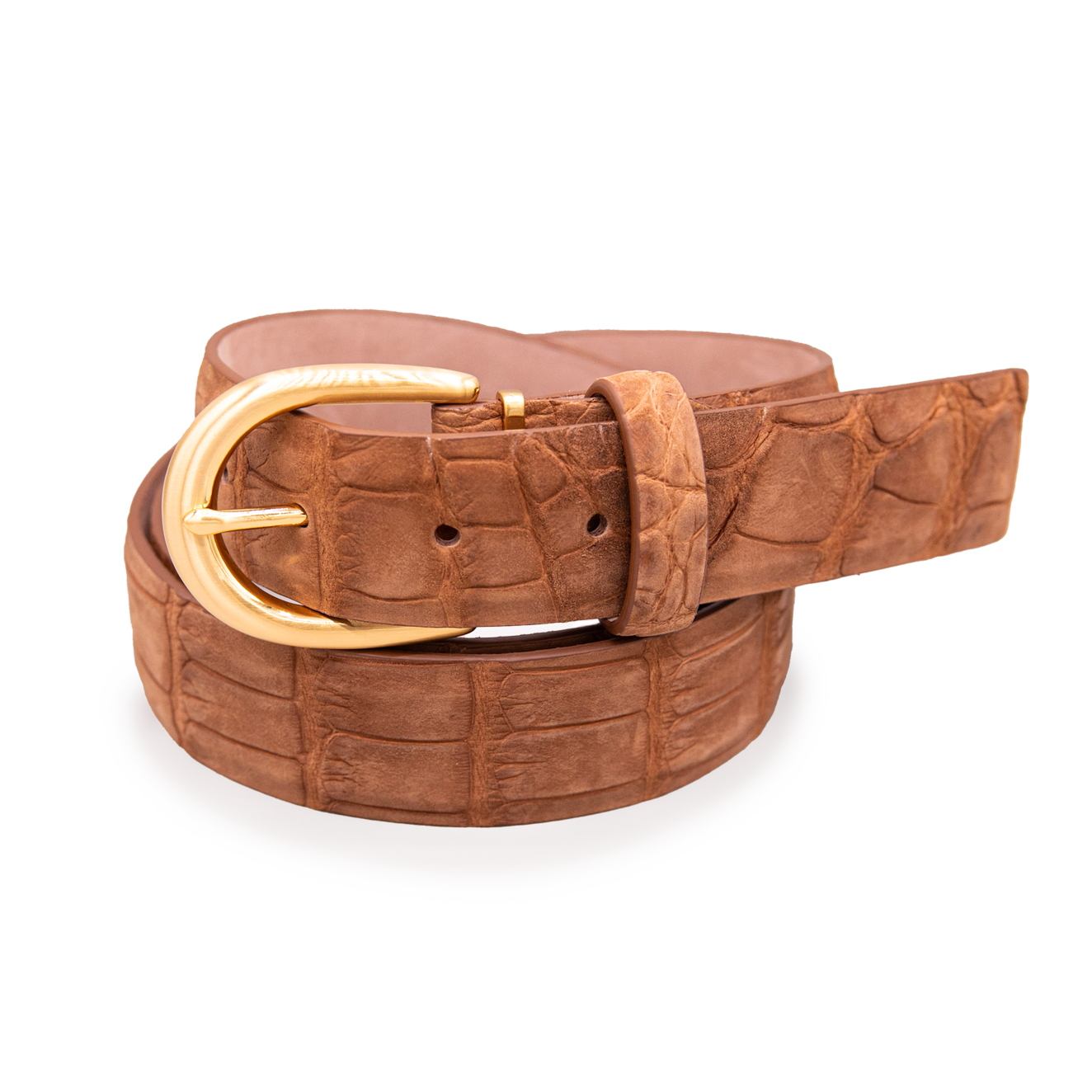 Buffed Alligator - Chestnut 35mm