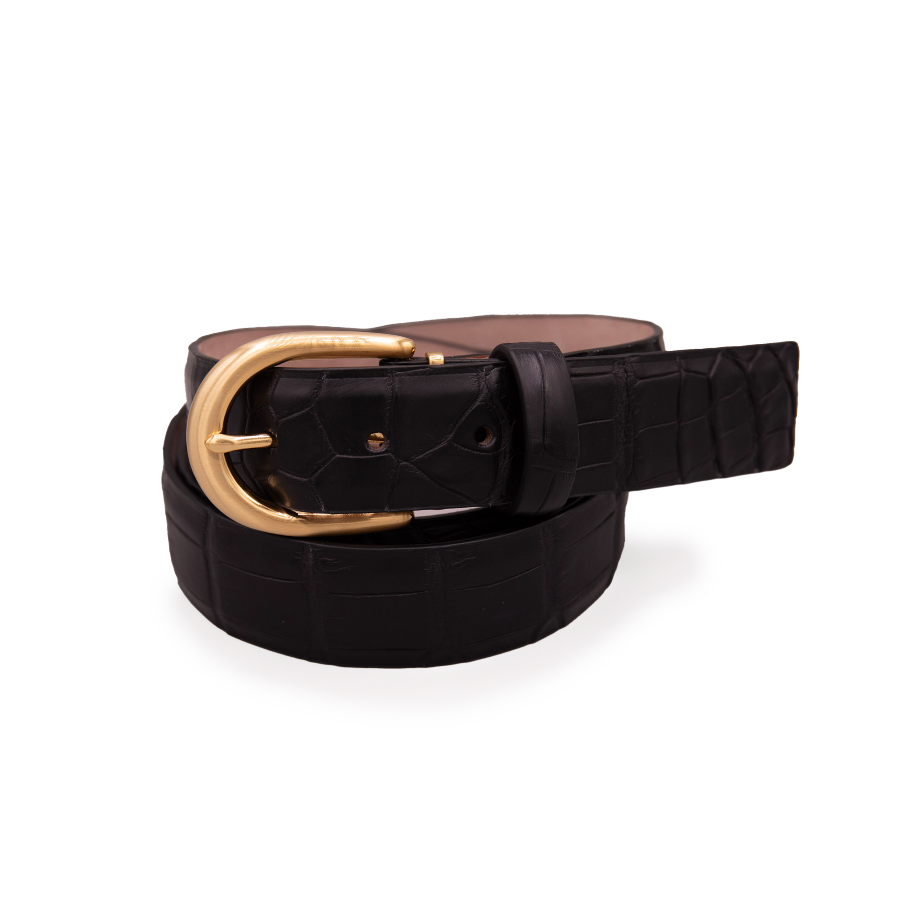 Matte Alligator - Black 35mm