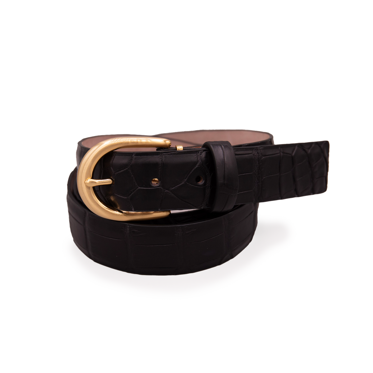 Matte Alligator - Black 35mm