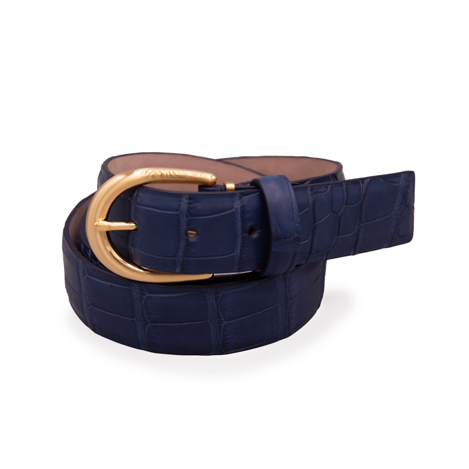Matte Alligator - Navy 35mm