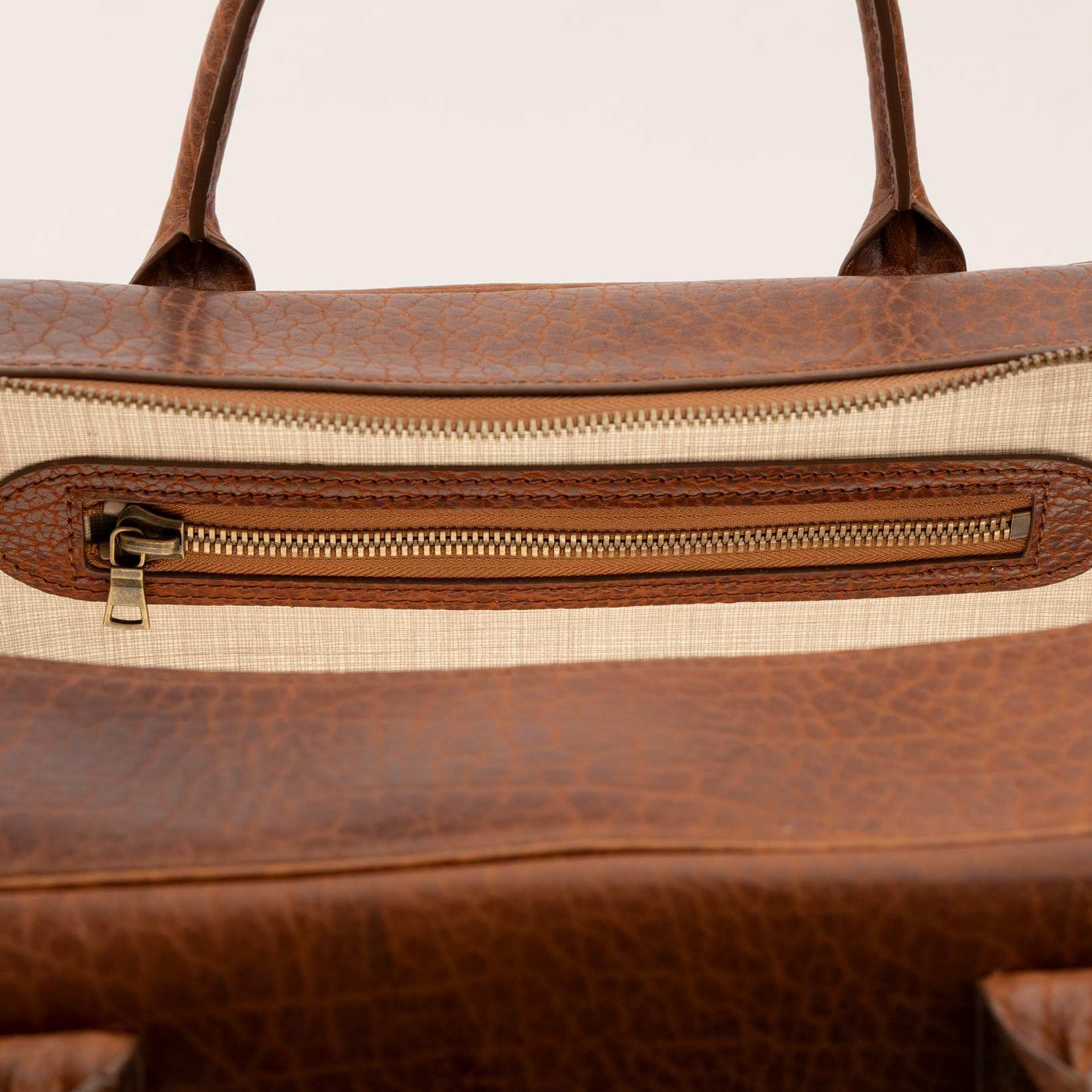 American Bison Duffel - Cognac
