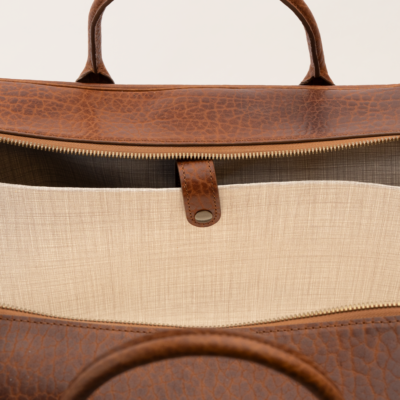 American Bison Duffel - Cognac