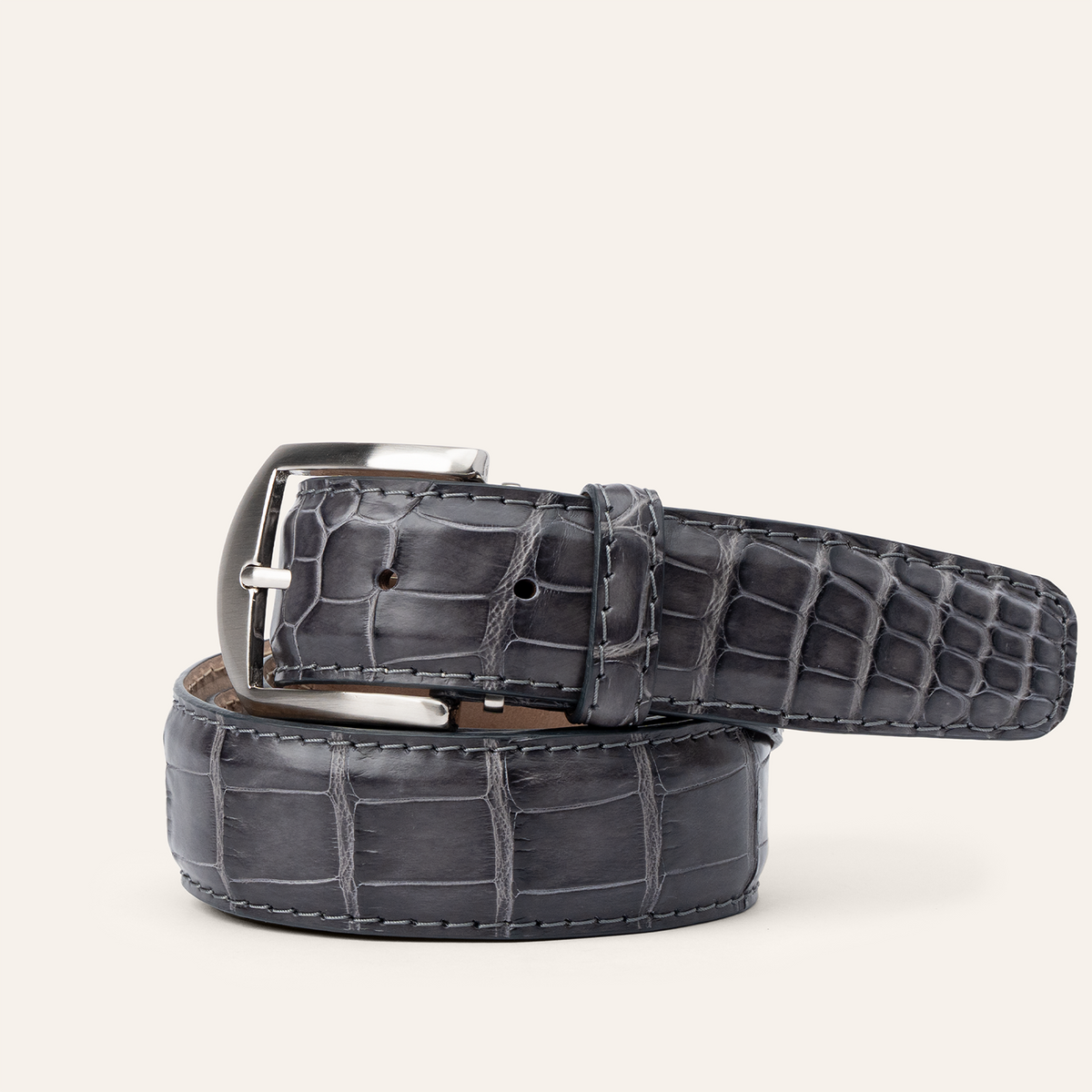 Spuntato Finish American Alligator - Graphite
