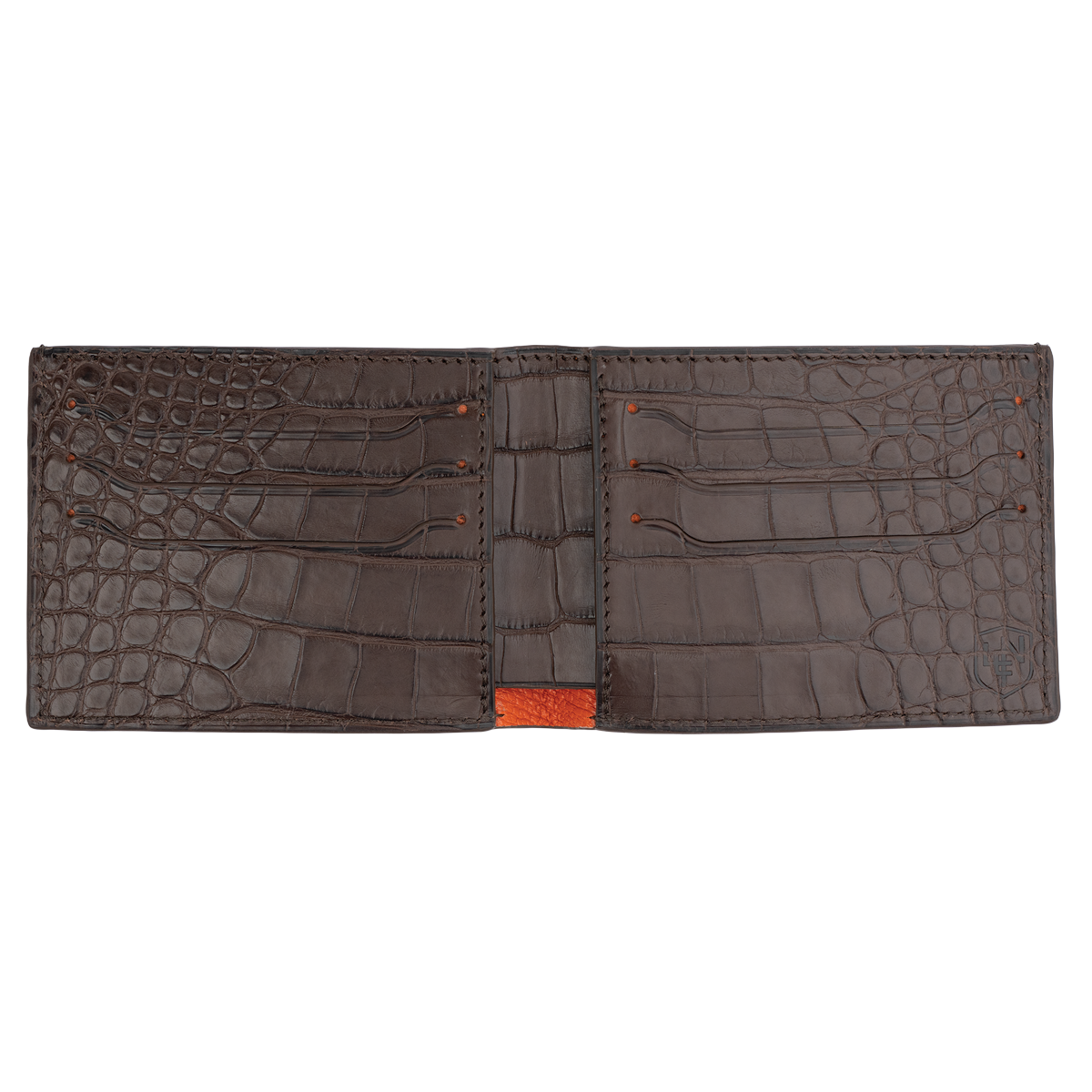 American Alligator Deluxe Bifold - Brown