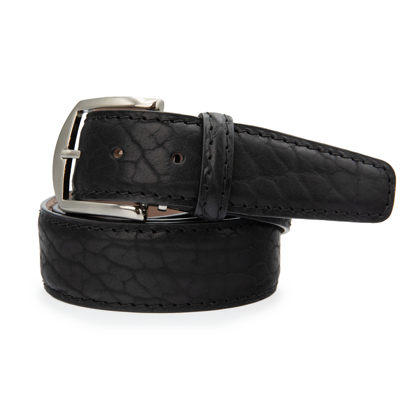 American Bison - Black w/ Black Edge & Border Stitch