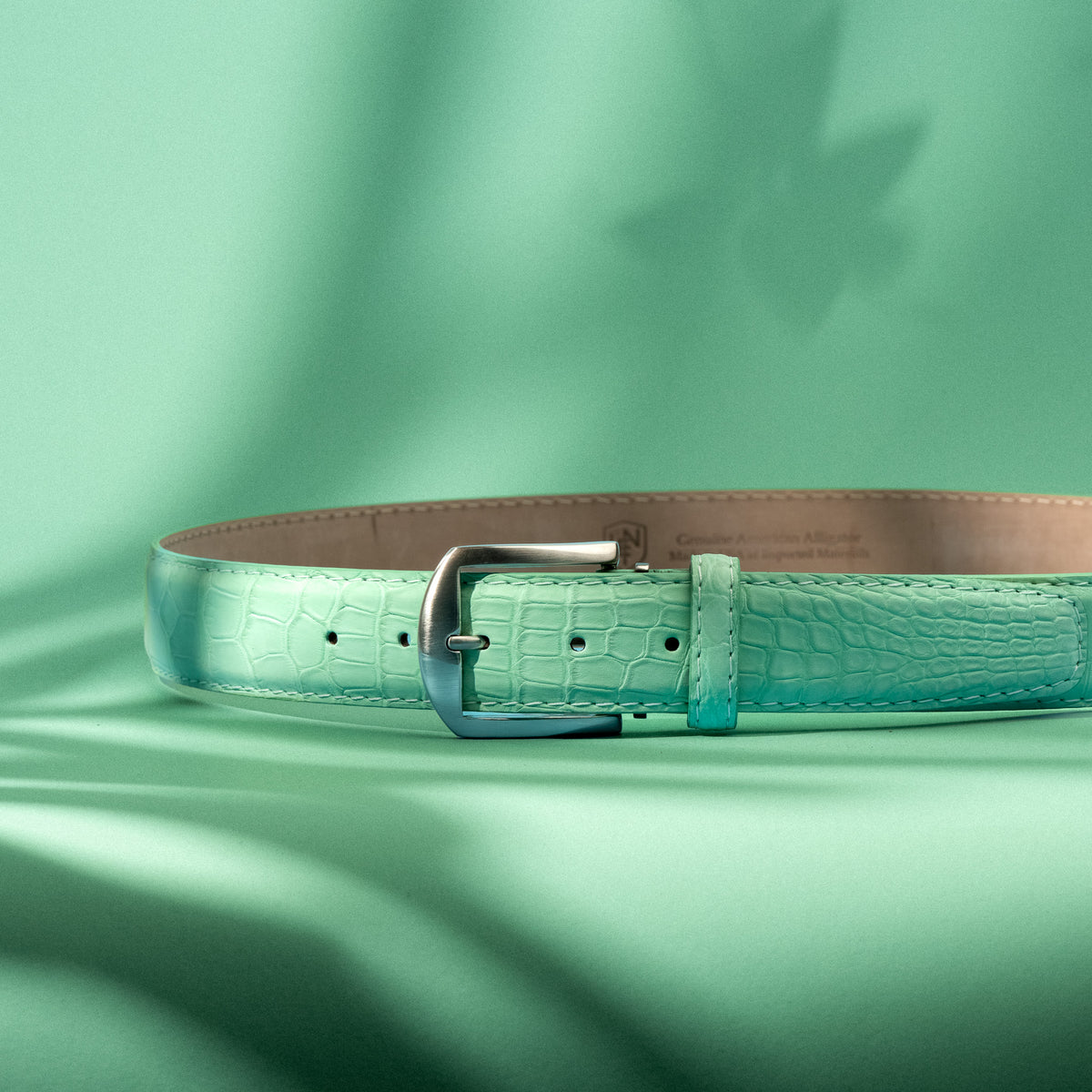 Buffed American Alligator - Limited Edition Lime