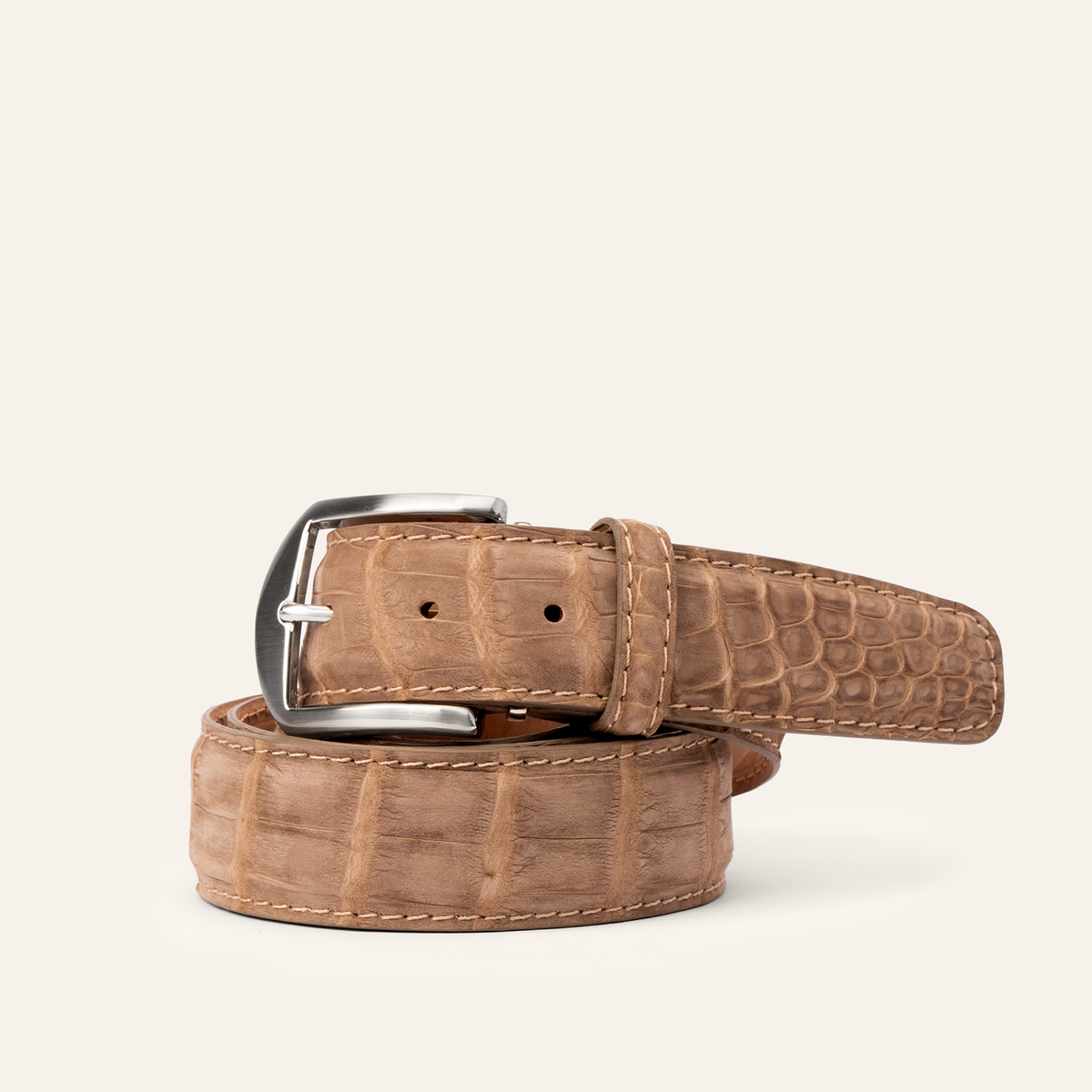 Buffed American Alligator - Chestnut