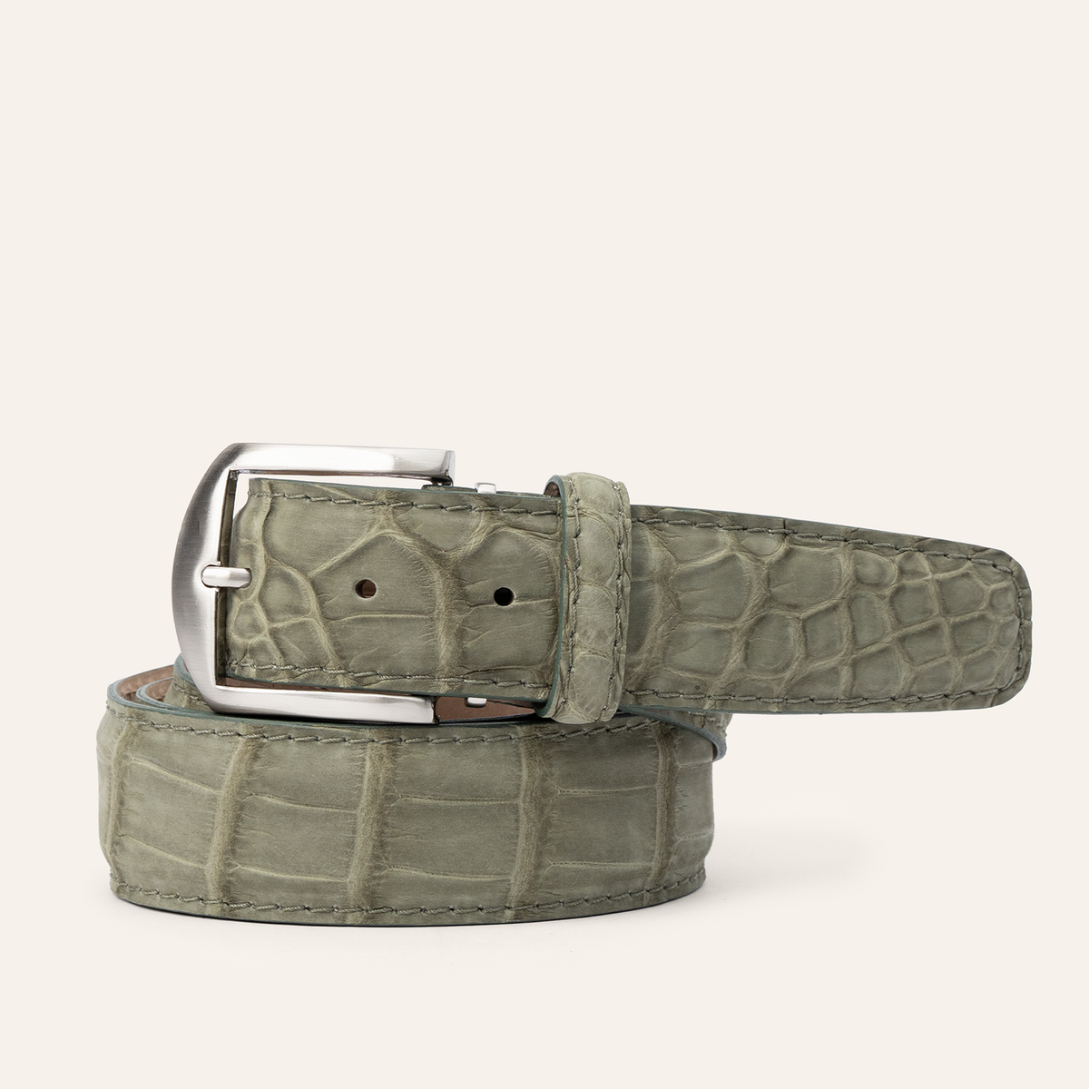Buffed American Alligator - Olive