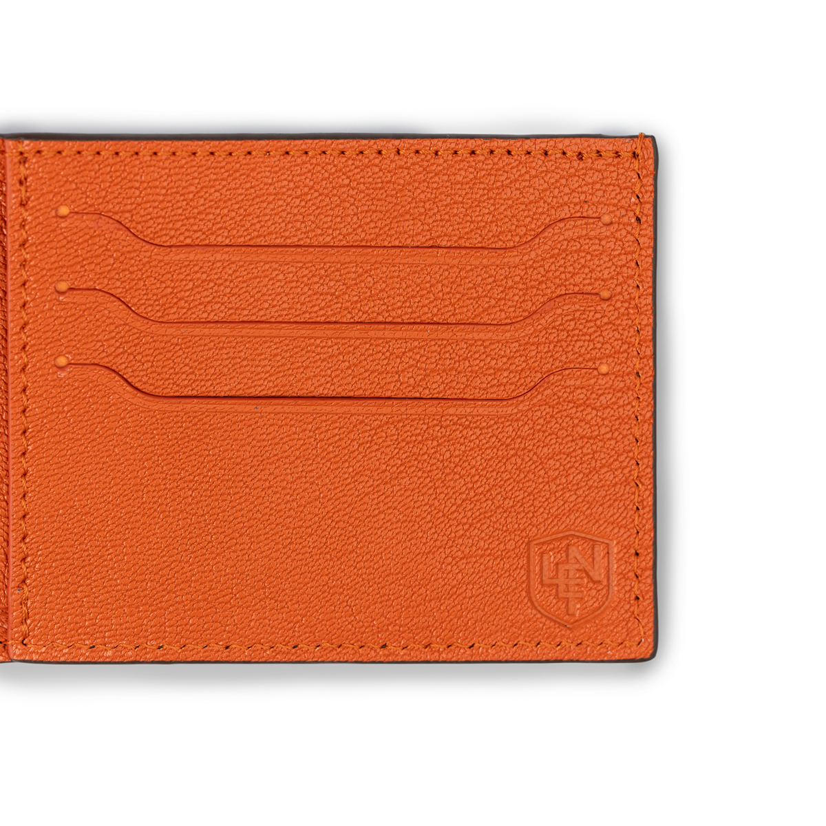 American Alligator Sport Bifold - Brown & Orange