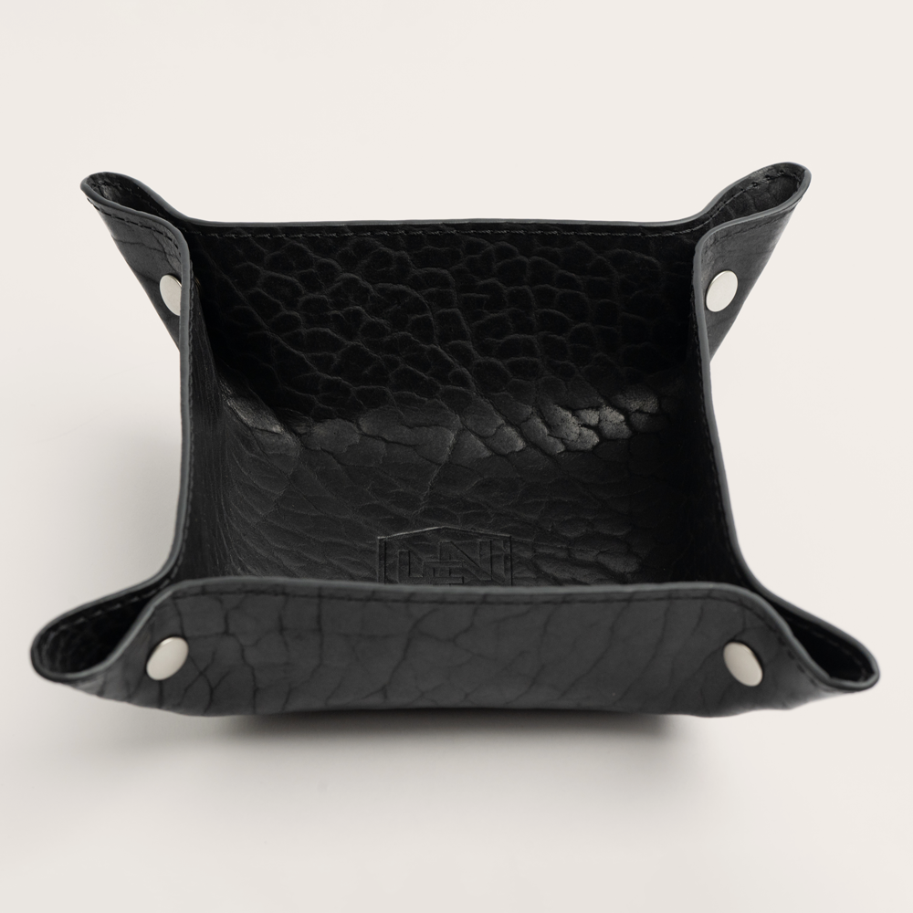 American Bison Valet Tray - Black