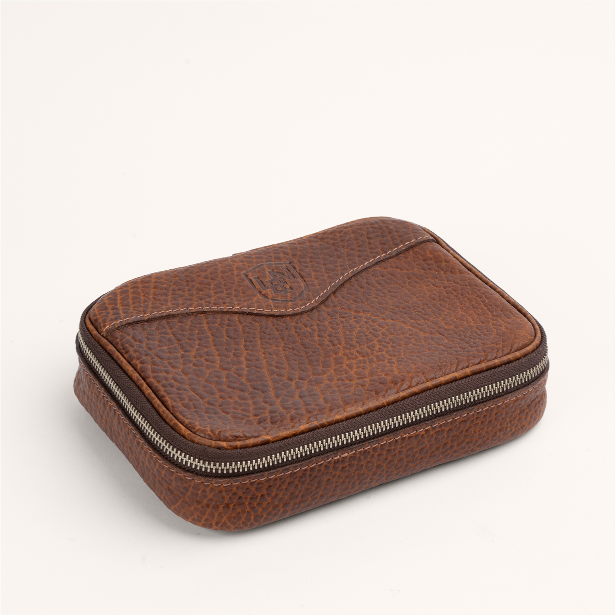 American Bison Shave Kit in Cognac