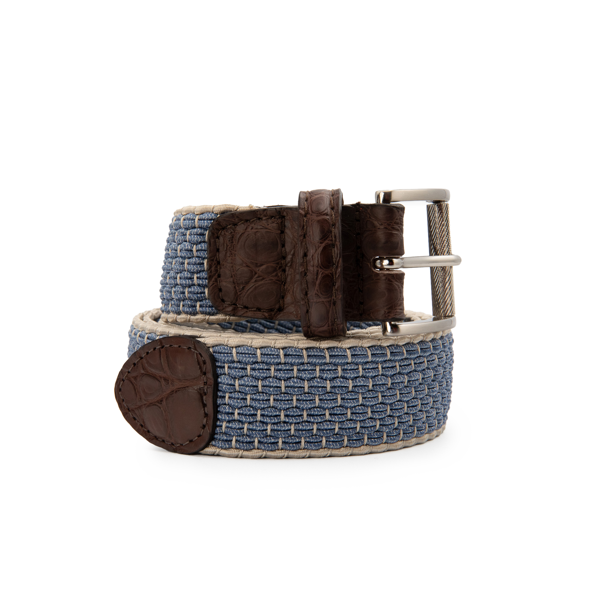 Dotted Braid - Sky Blue