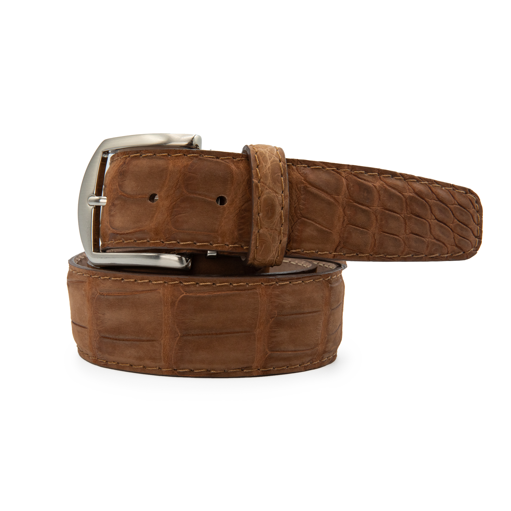 Buffed American Alligator - Chestnut
