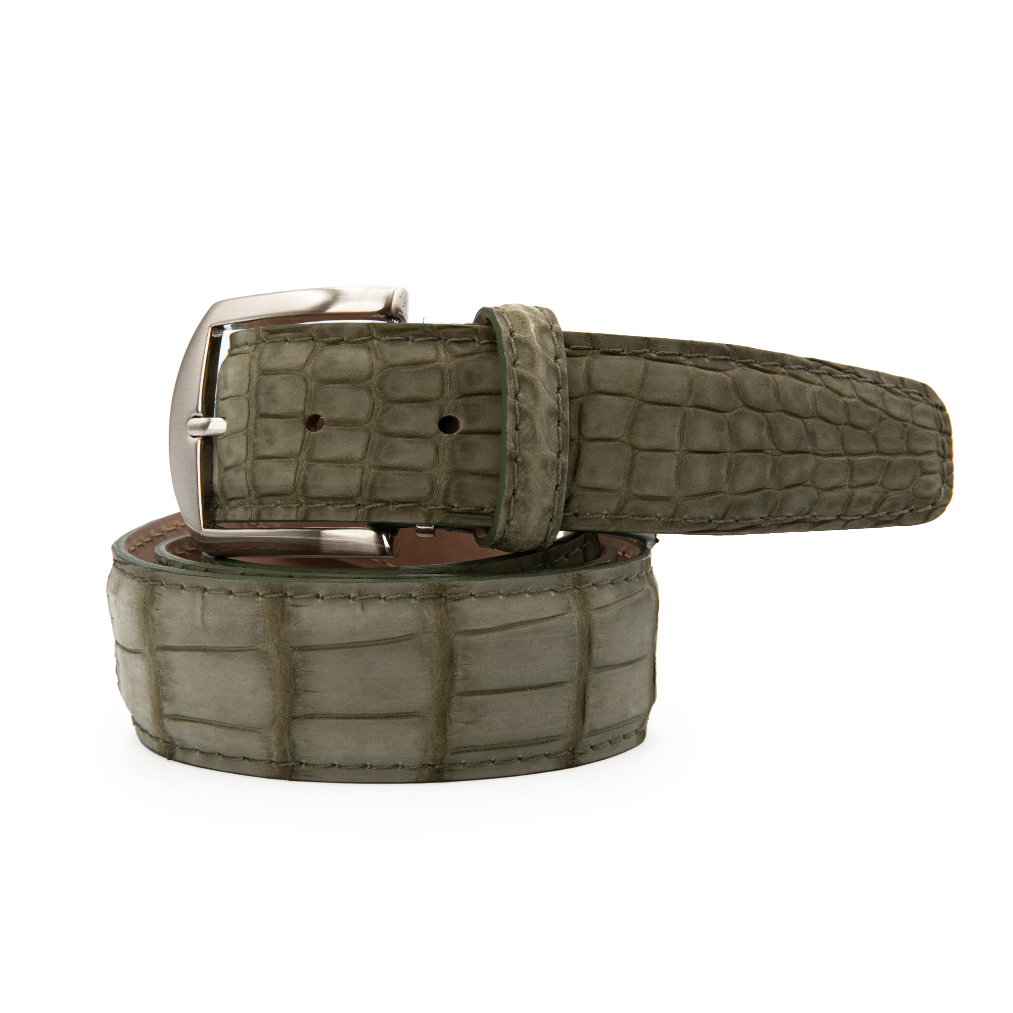 Buffed American Alligator - Olive