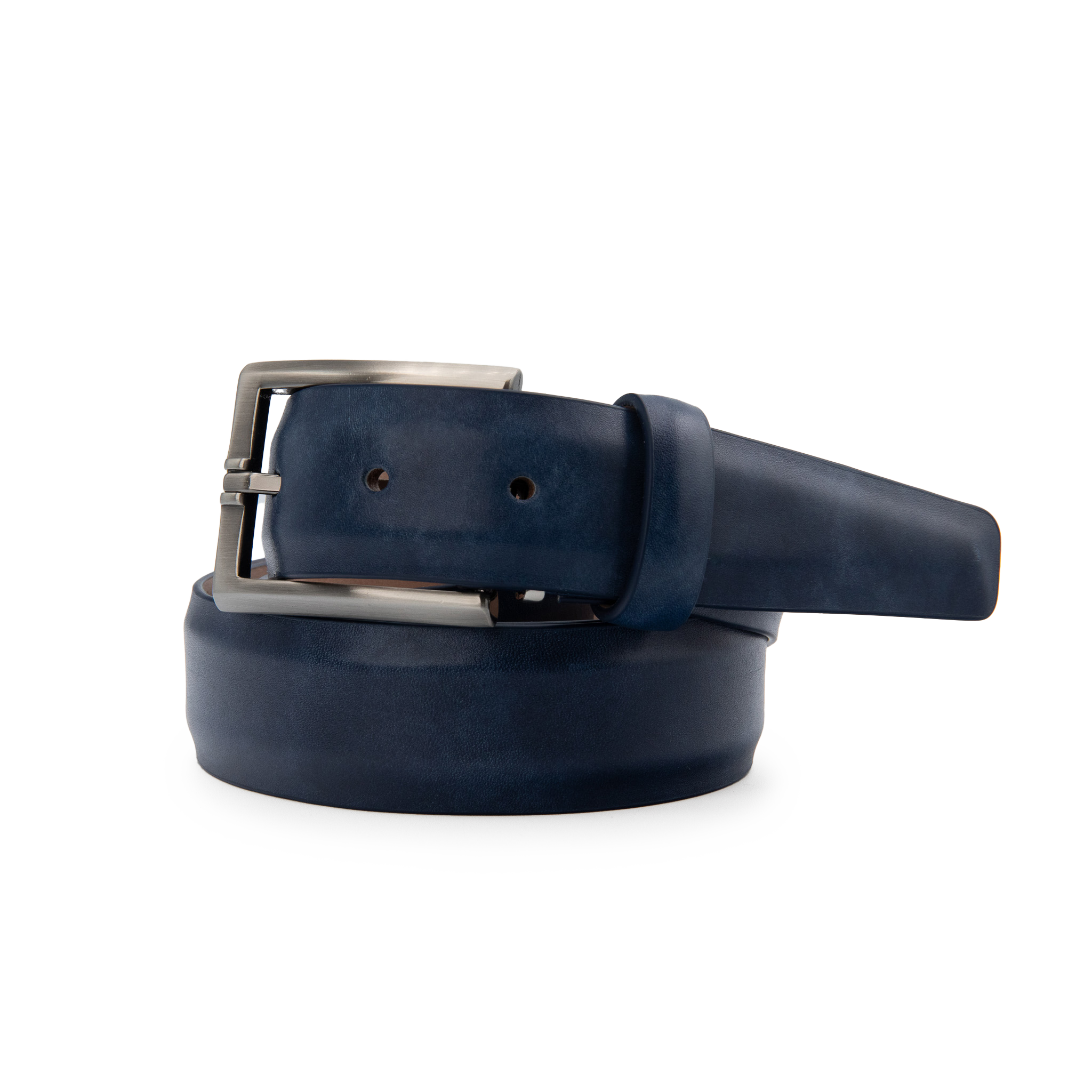 Italian Marbled Calf 35mm - Denim