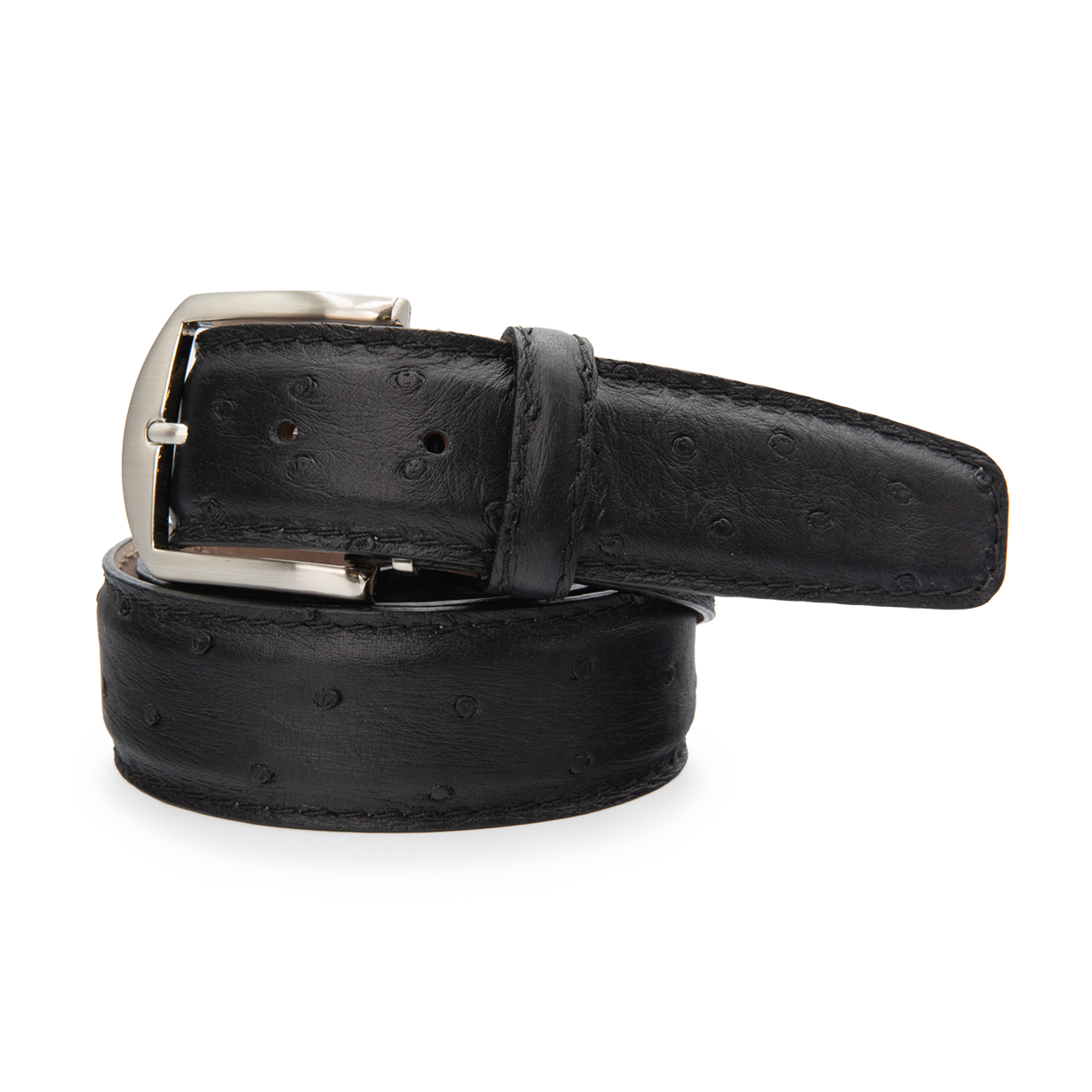 Genuine Ostrich - Black