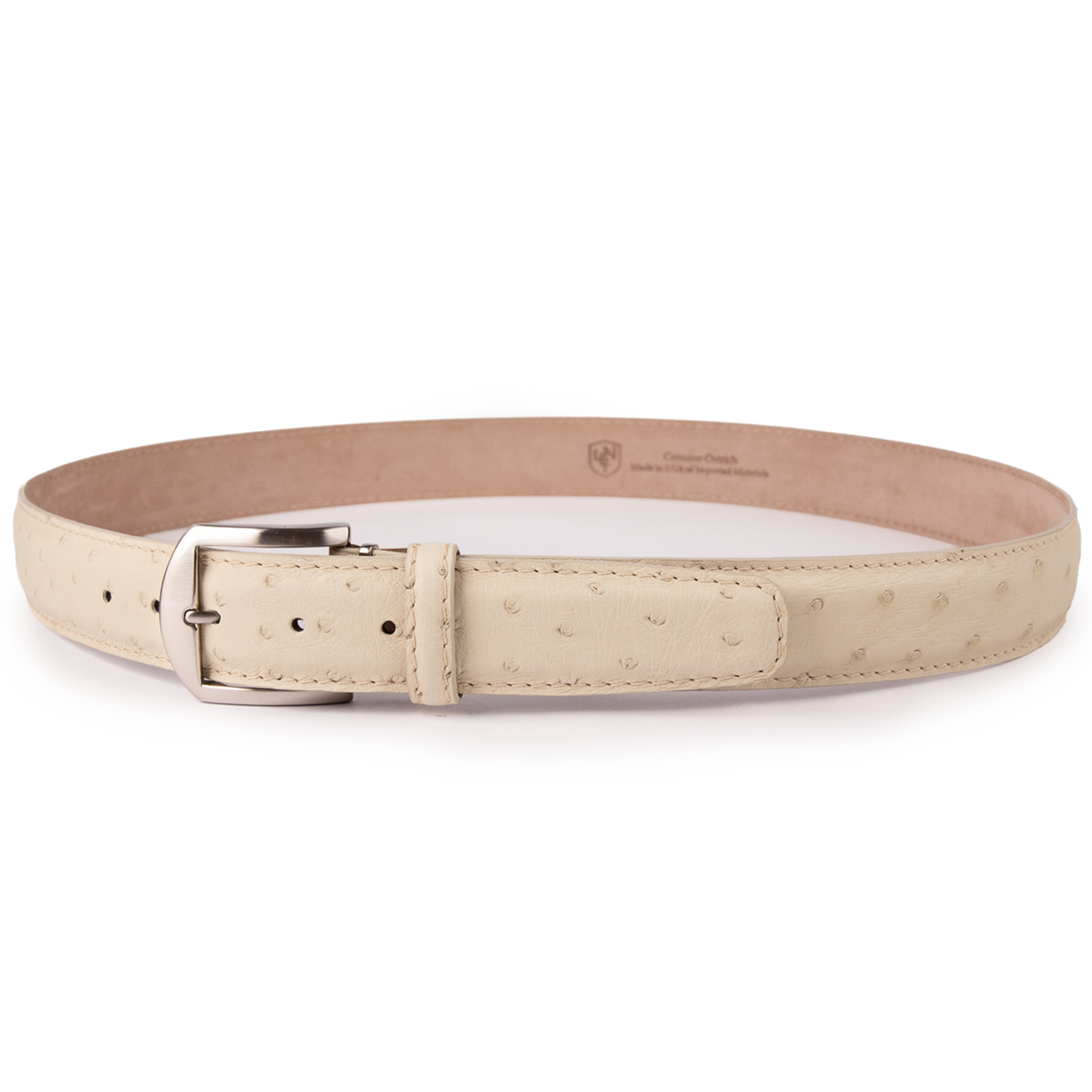 Genuine Ostrich - Ivory