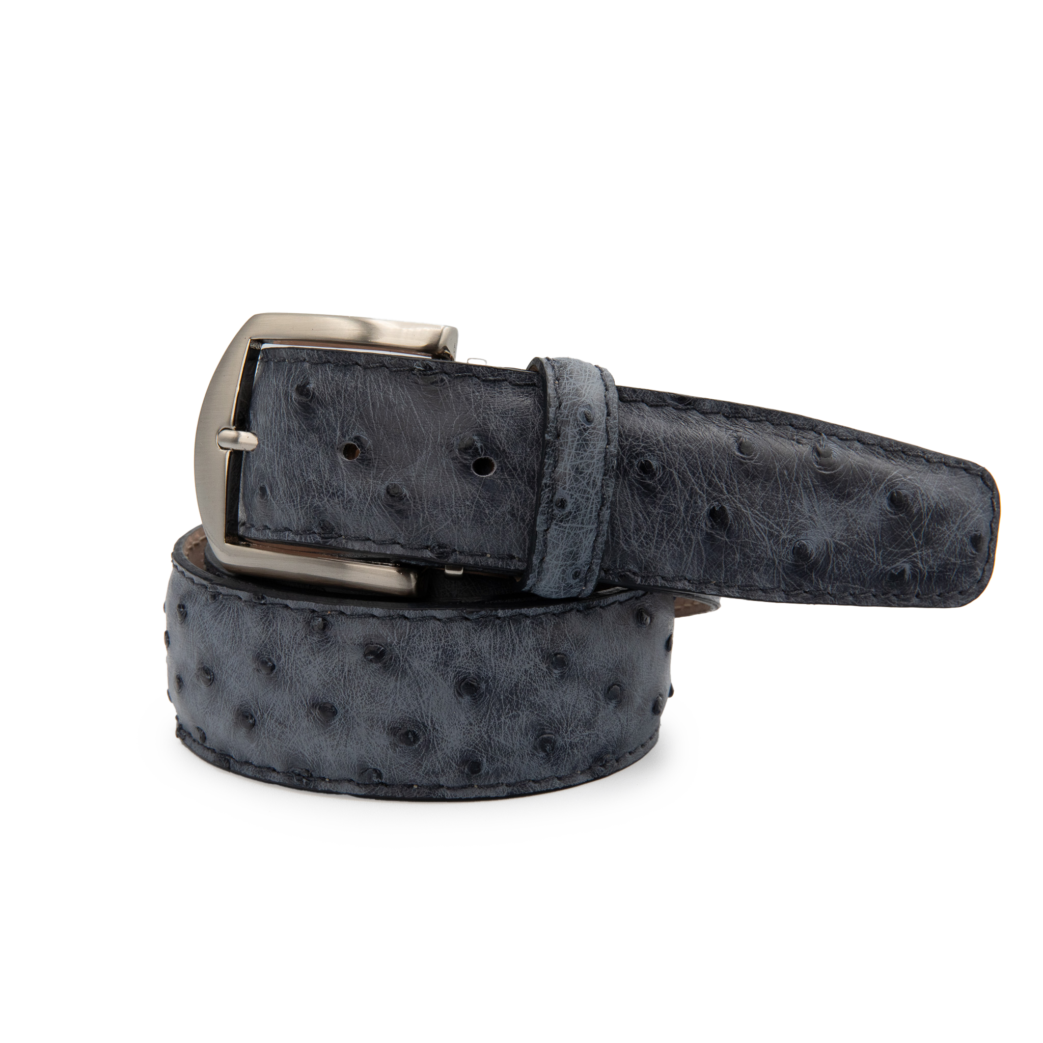 Genuine Ostrich - Denim