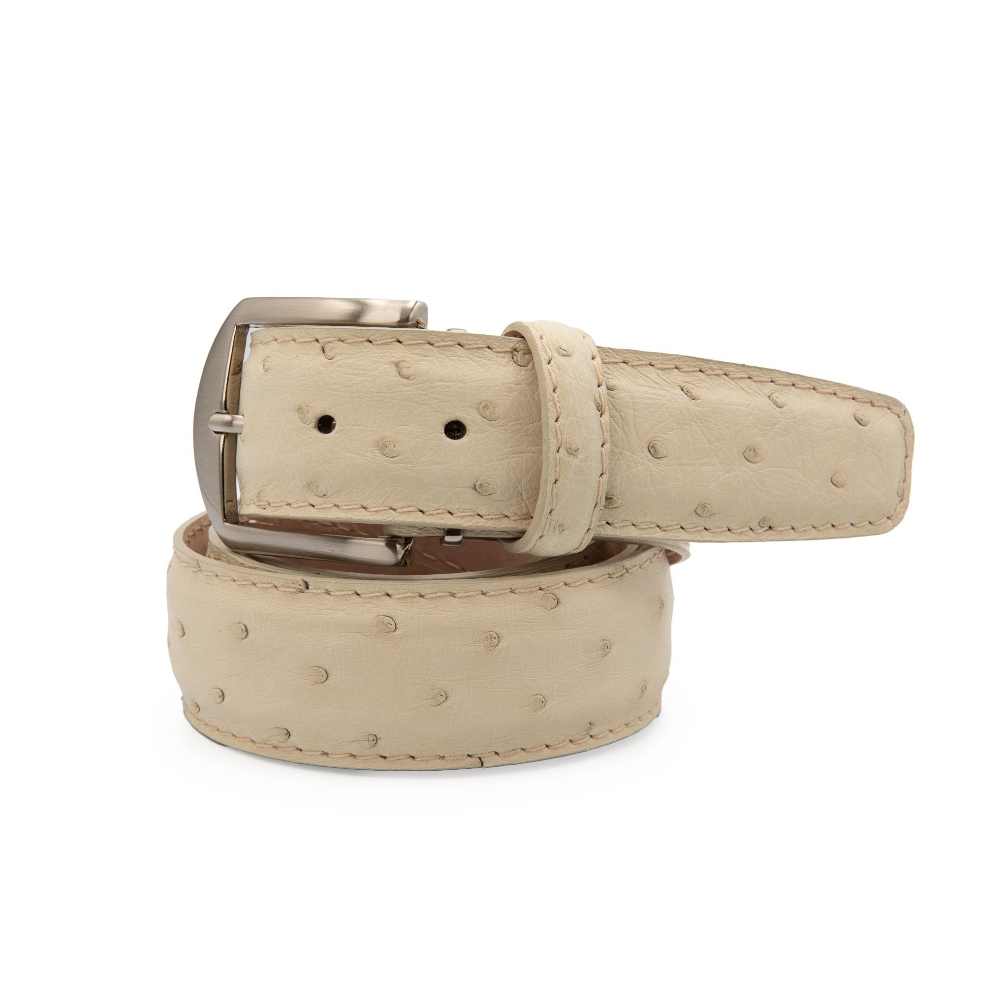 Genuine Ostrich - Ivory
