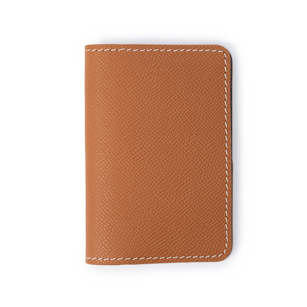 Epsom Leather Sport Organizer - Cognac/Navy