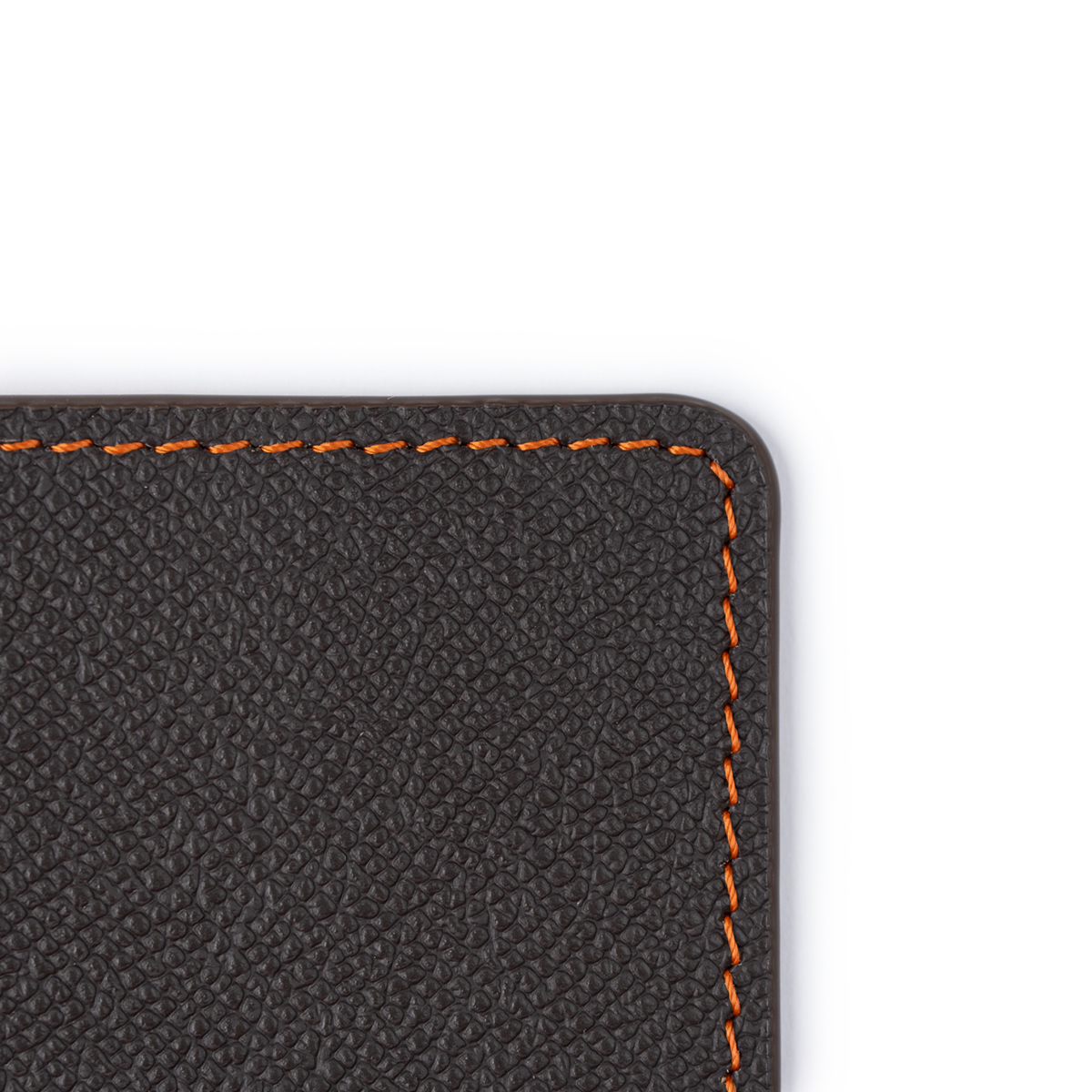 Epsom Leather Sport Organizer - Chocolate/Orange