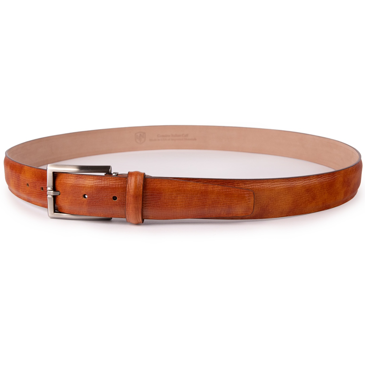 Italian Textured Calf 35mm - Tan