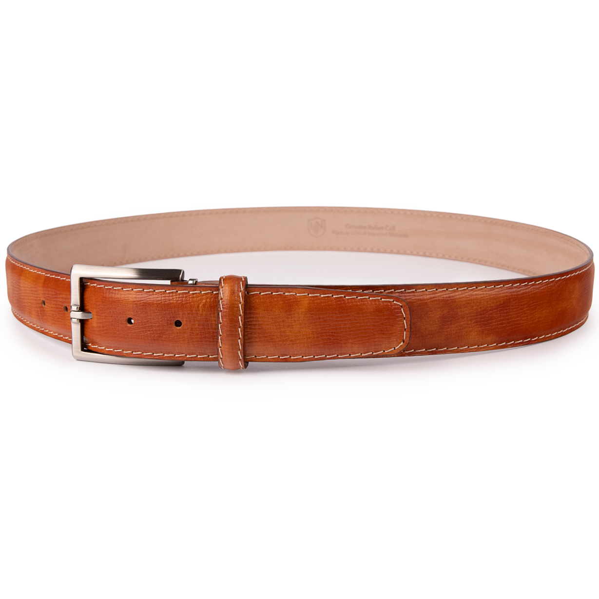 Italian Textured Calf 40mm - Tan