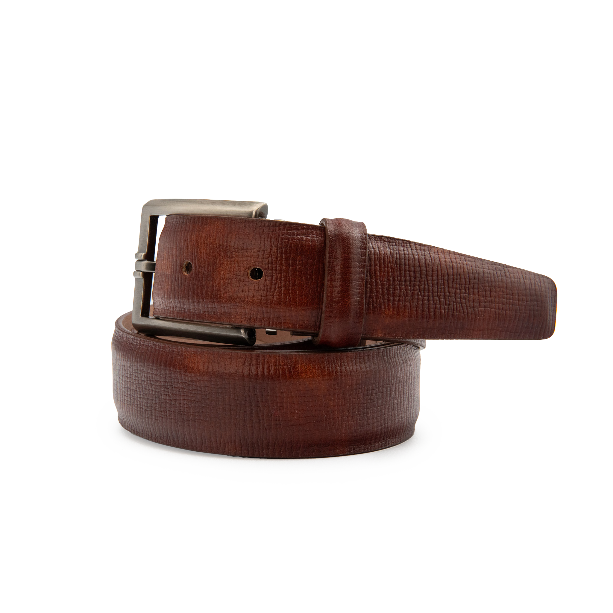Italian Textured Calf 35mm - Cognac