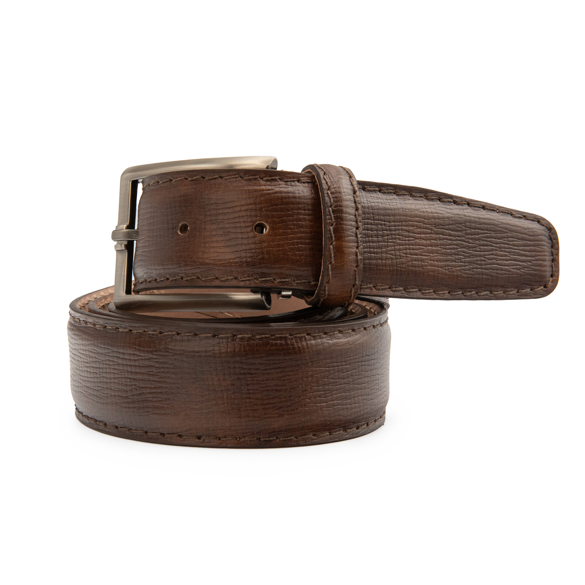 Italian Textured Calf 40mm - Pecan