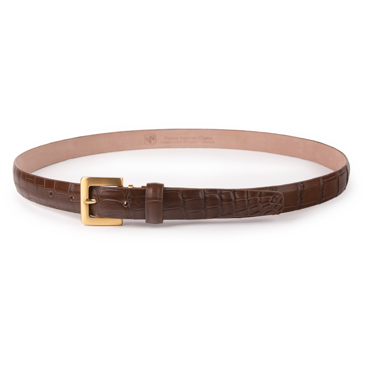 Matte Alligator - Tobacco 25mm